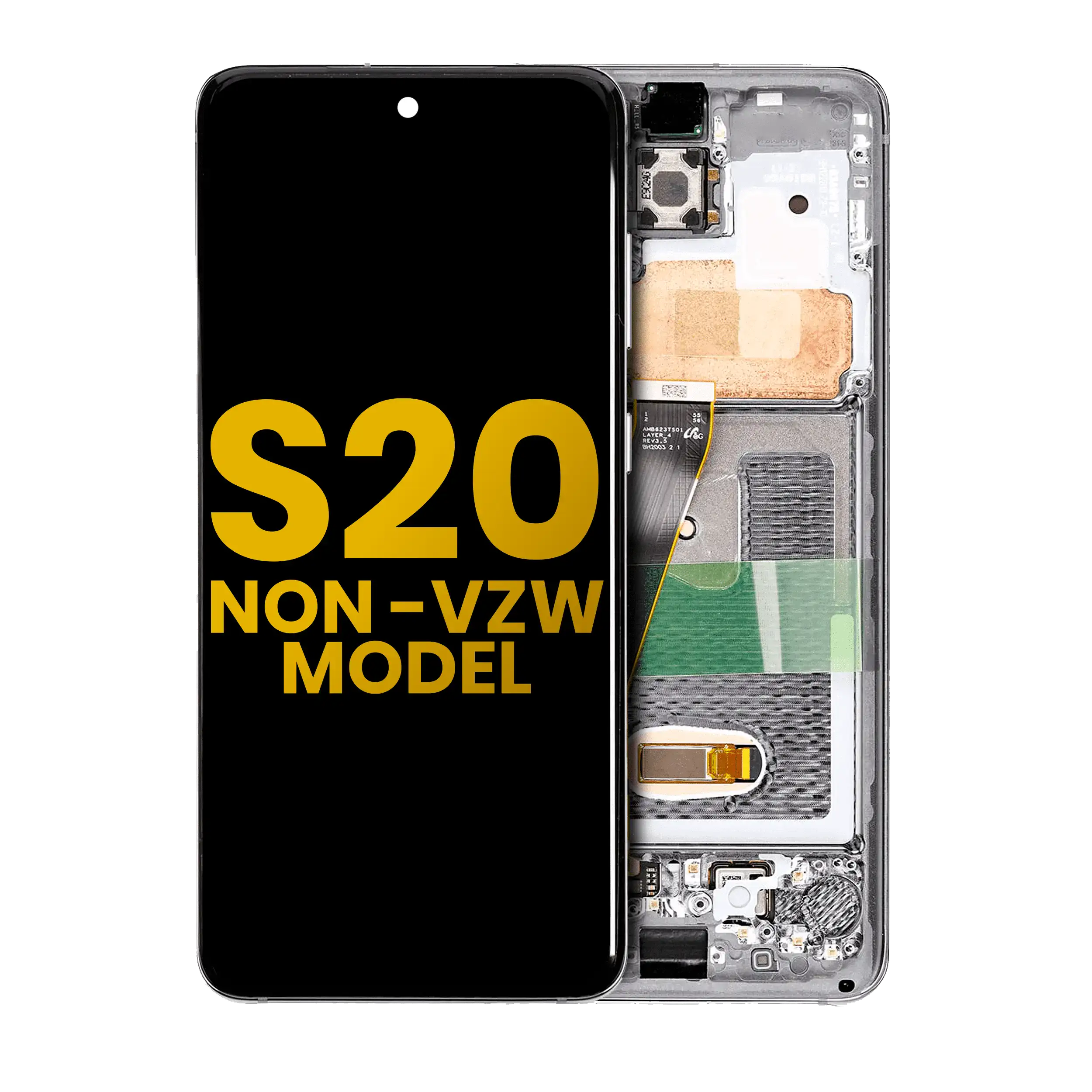 OLED Display mit Rahmen für Samsung Galaxy S26 5G (US & International) (professionell aufgearbeitet) (Cobalt Violet) – Bild 4