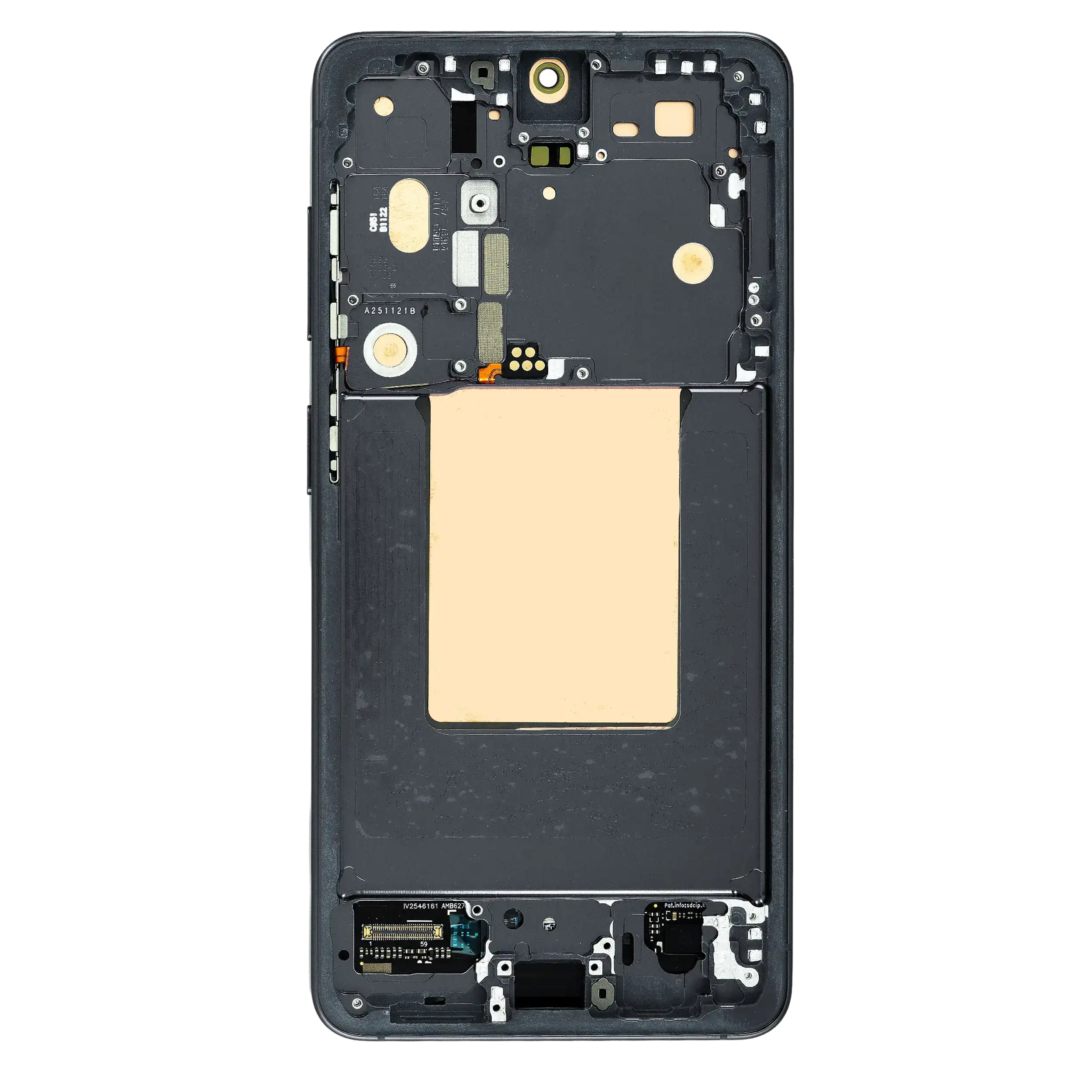 OLED Display mit Rahmen für Samsung Galaxy S26 5G (US & International) (professionell aufgearbeitet) (Black (Schwarz)) – Bild 2