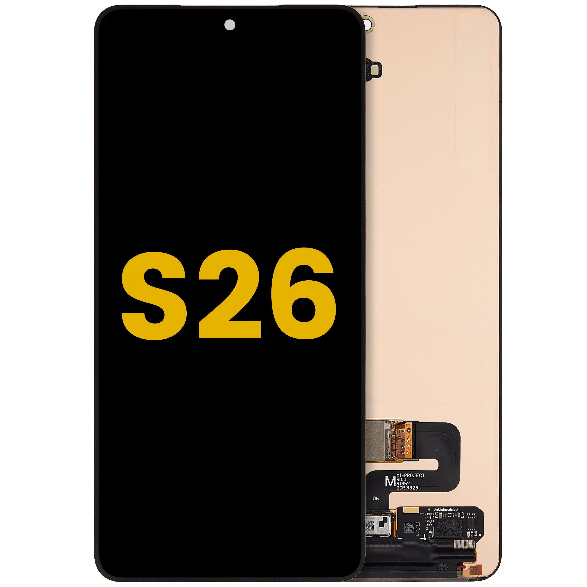 OLED Display mit Rahmen für Samsung Galaxy S26 5G (US & International) (professionell aufgearbeitet) (White (Weiß)) – Bild 3