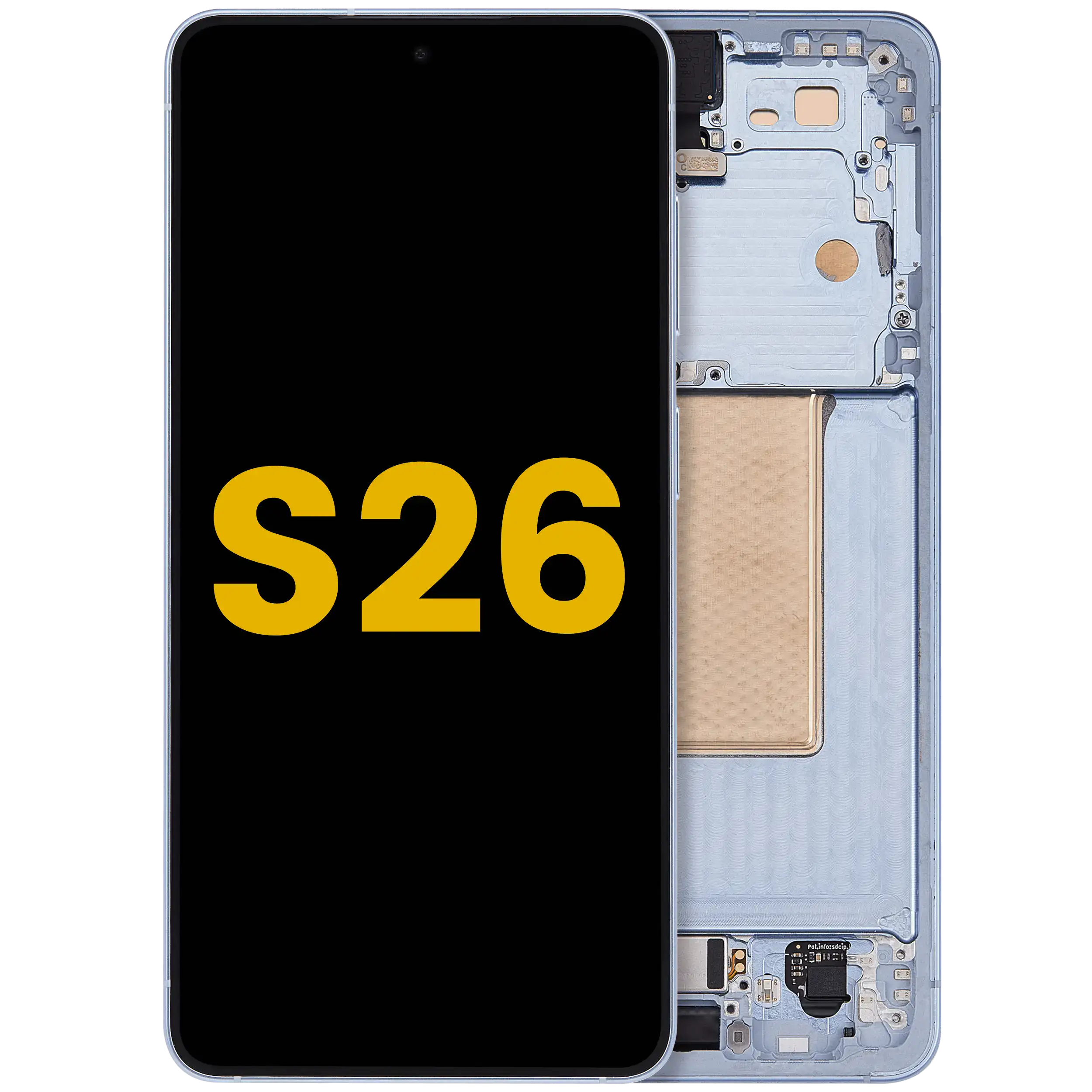 OLED Display mit Rahmen für Samsung Galaxy S26 5G (US & International) (professionell aufgearbeitet) (White (Weiß)) – Bild 5
