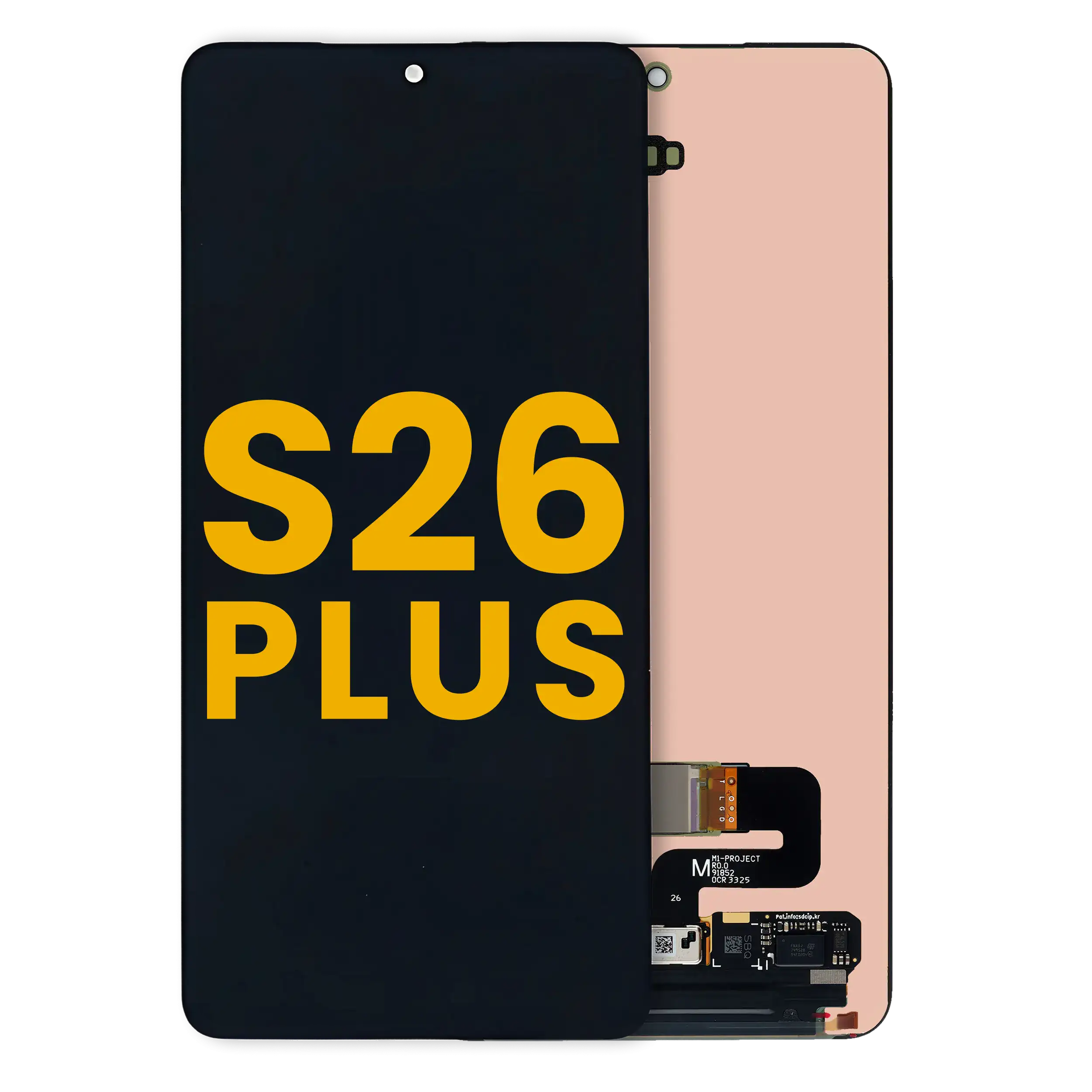 OLED Display mit Rahmen für Samsung Galaxy S26 Plus 5G (US & International) (professionell aufgearbeitet) (Black (Schwarz)) – Bild 4