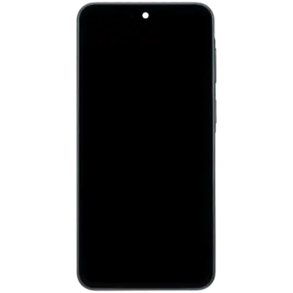 OLED Display mit Rahmen für Samsung Galaxy A37 5G (A376 / 2026) (professionell aufgearbeitet) (Graygreen)