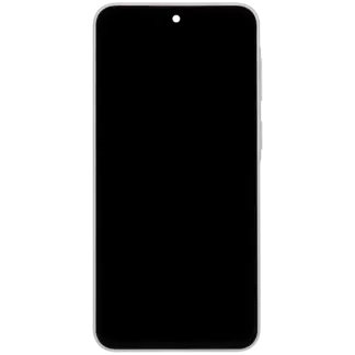 OLED Display mit Rahmen für Samsung Galaxy A37 5G (A376 / 2026) (professionell aufgearbeitet) (White (Weiß))