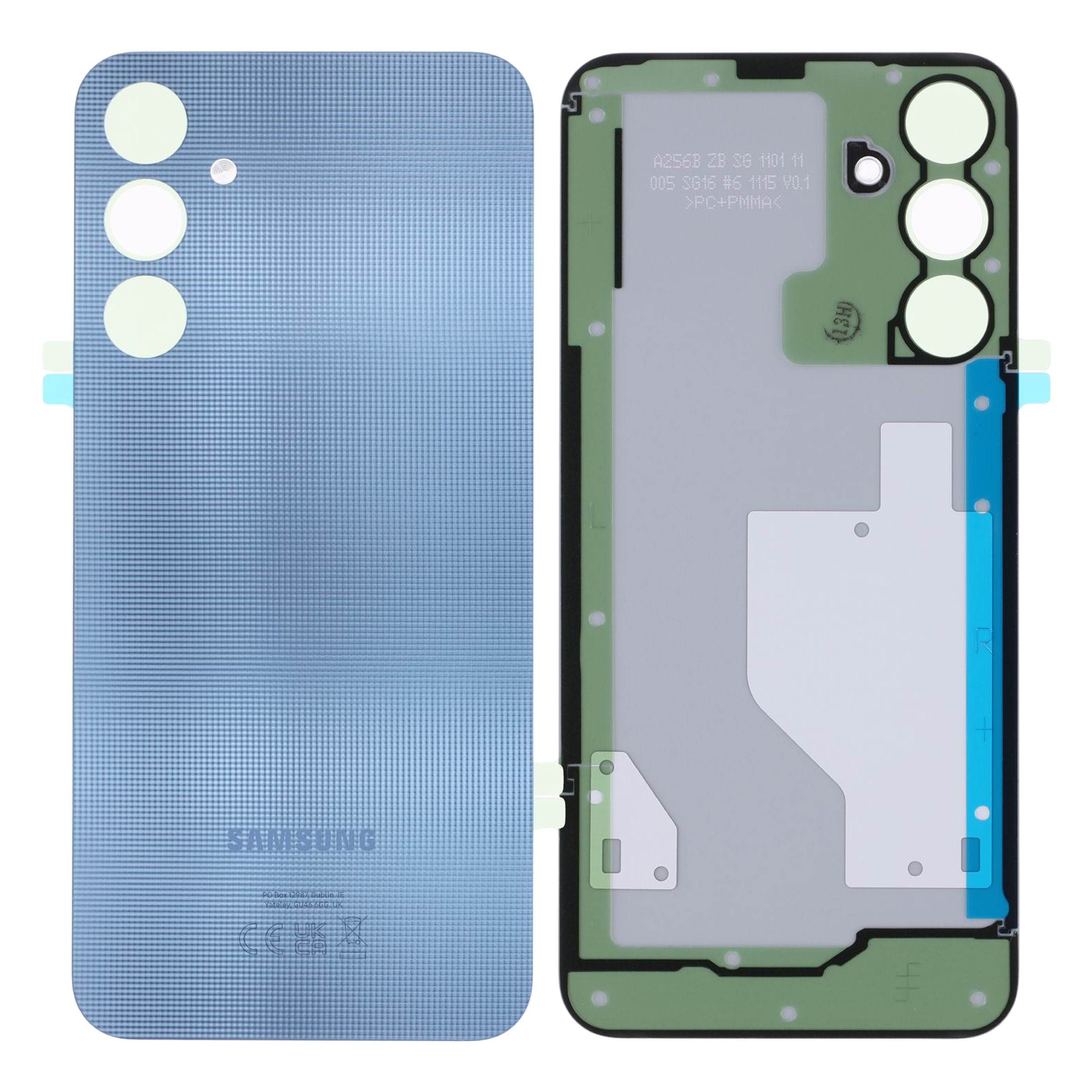 Rückdeckelglas für Samsung Galaxy A25 5G (A256 / 2023) (Service Pack) (Optimistic Blue) – Bild 2