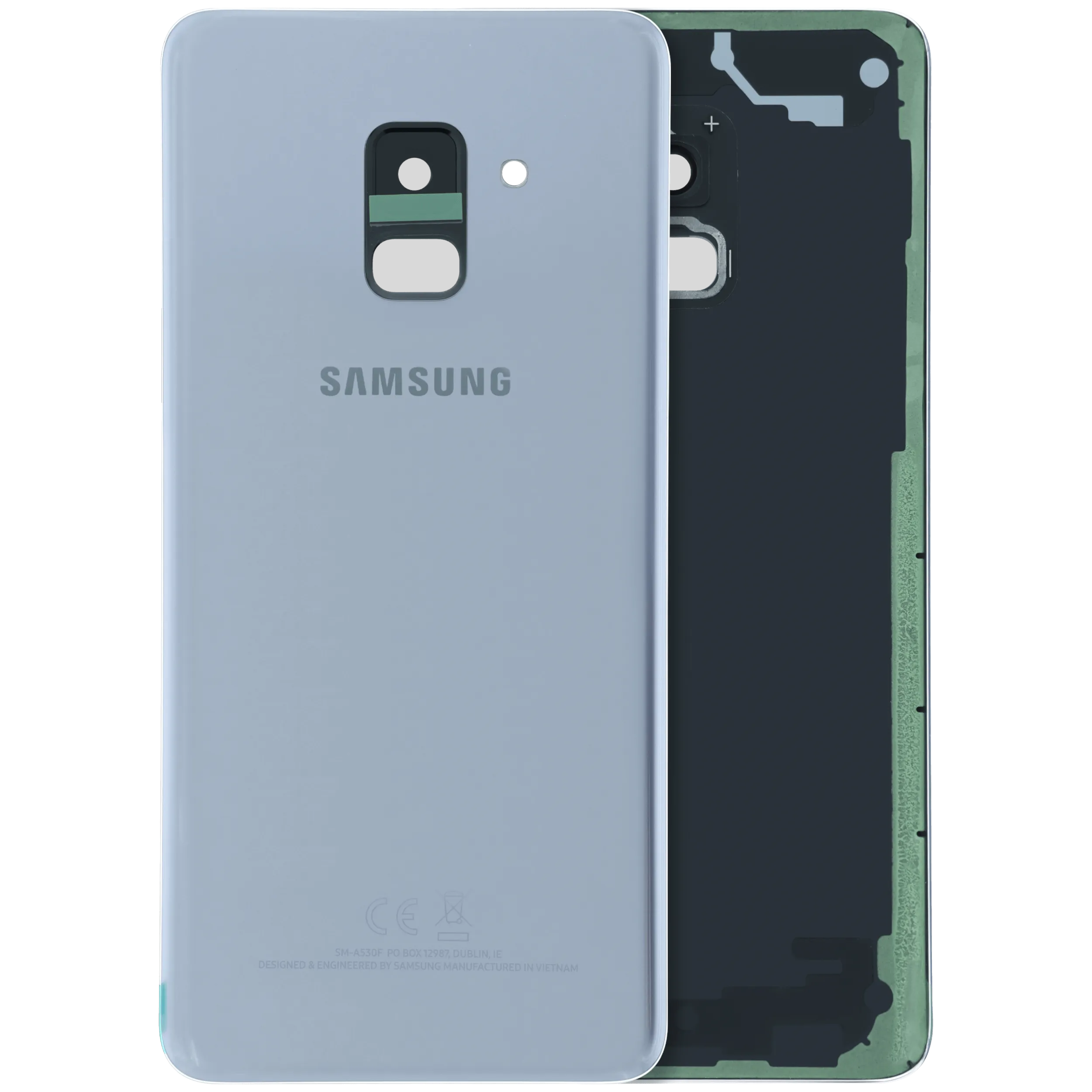 Rückdeckel für Samsung Galaxy A8 (A530 / 2018) (Service Pack) (Black (Schwarz)) – Bild 4