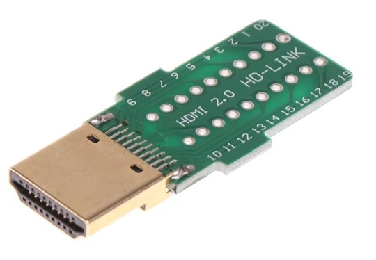 HDMI Male Anschluss Breakout Platine – Bild 2