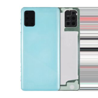 Rückdeckelglas mit Kameraglas für Samsung Galaxy A51 4G (A515 / 2019) (Service Pack) (Prism Crush Blue)