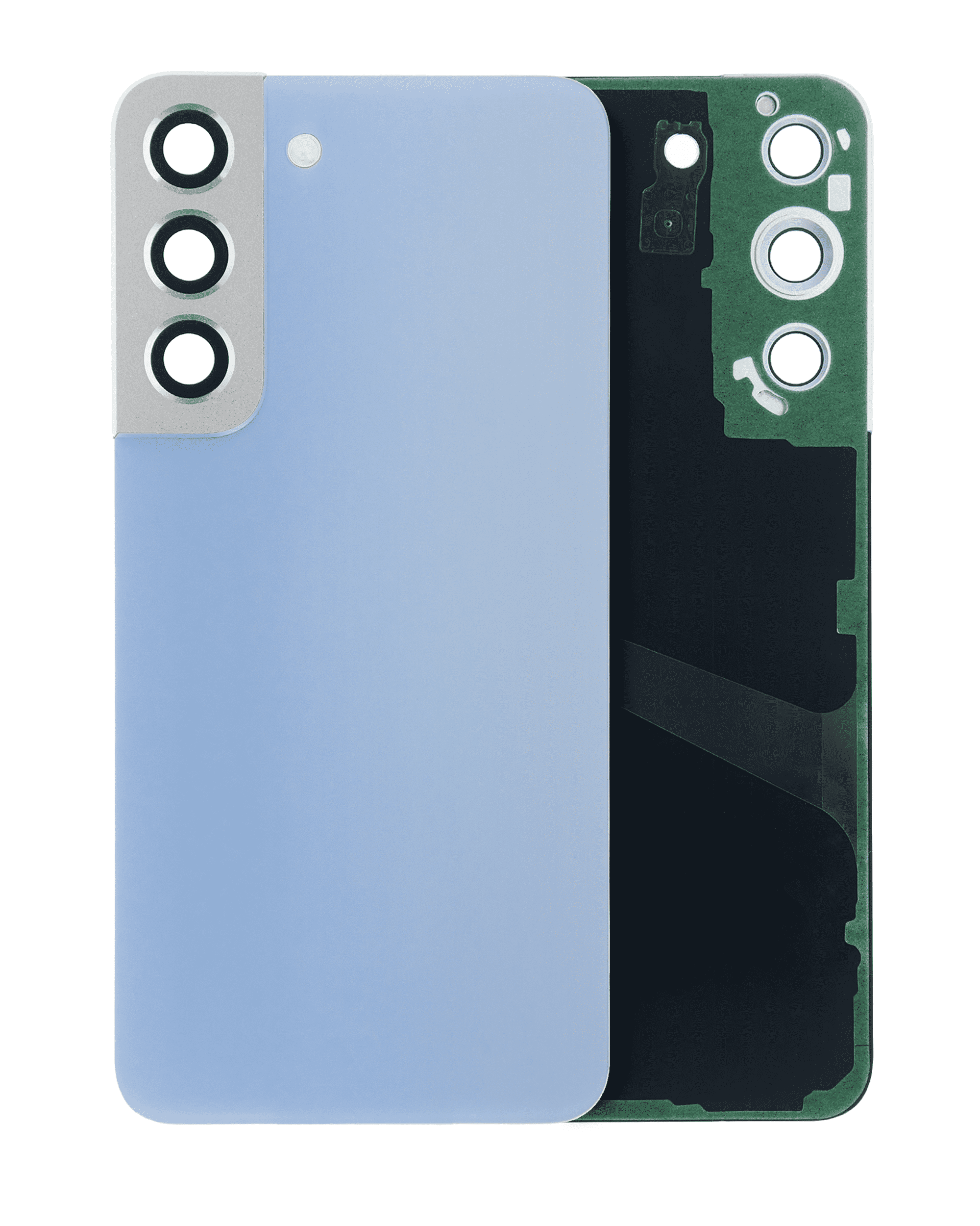 Rückdeckelglas mit Kameraglas für Samsung Galaxy S22 5G (Service Pack) (Graphite) – Bild 2