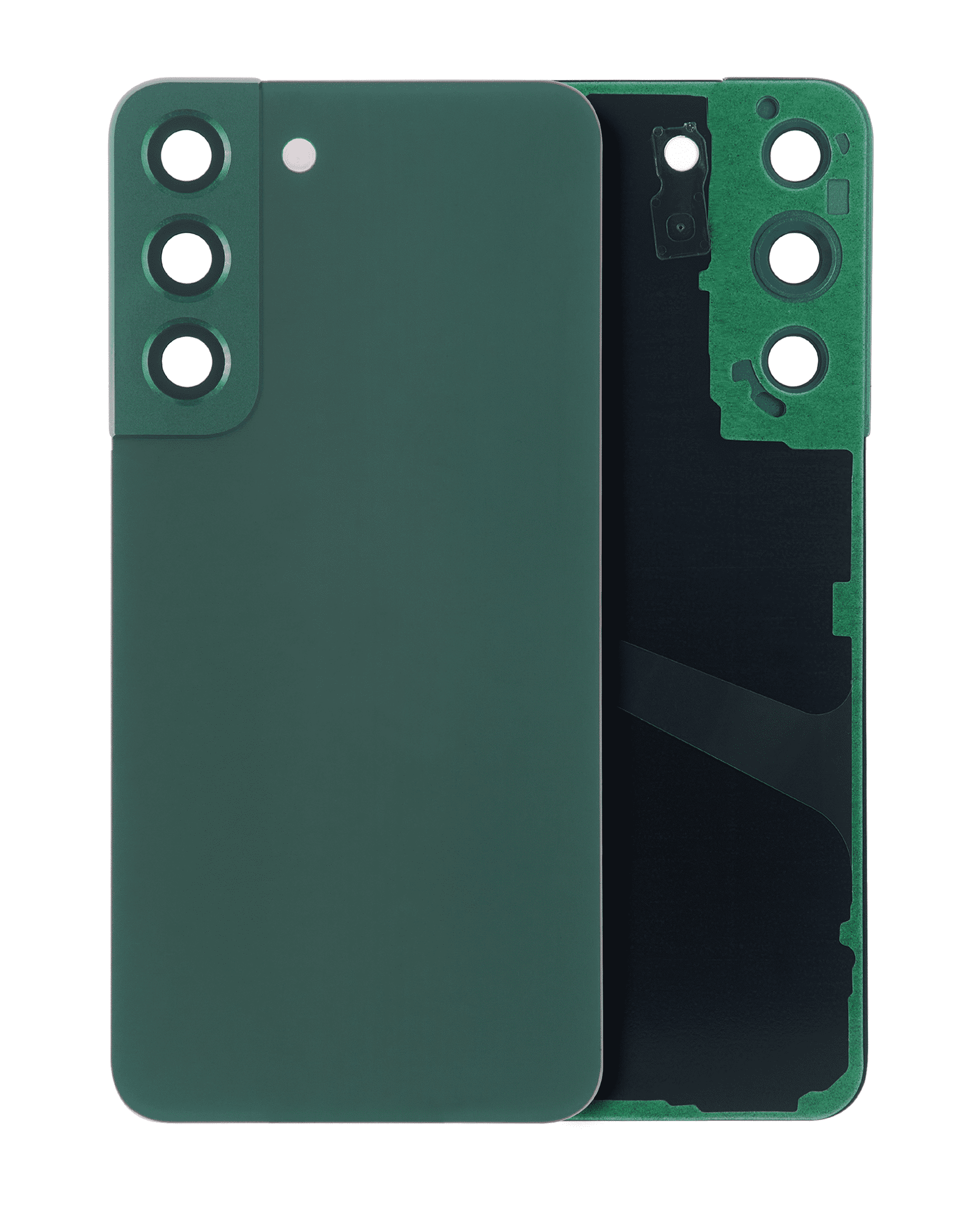 Rückdeckelglas mit Kameraglas für Samsung Galaxy S22 5G (Service Pack) (Graphite) – Bild 3