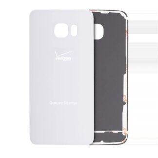 Rückdeckelglas für Samsung Galaxy S6 Edge (Service Pack) (White (Weiß))
