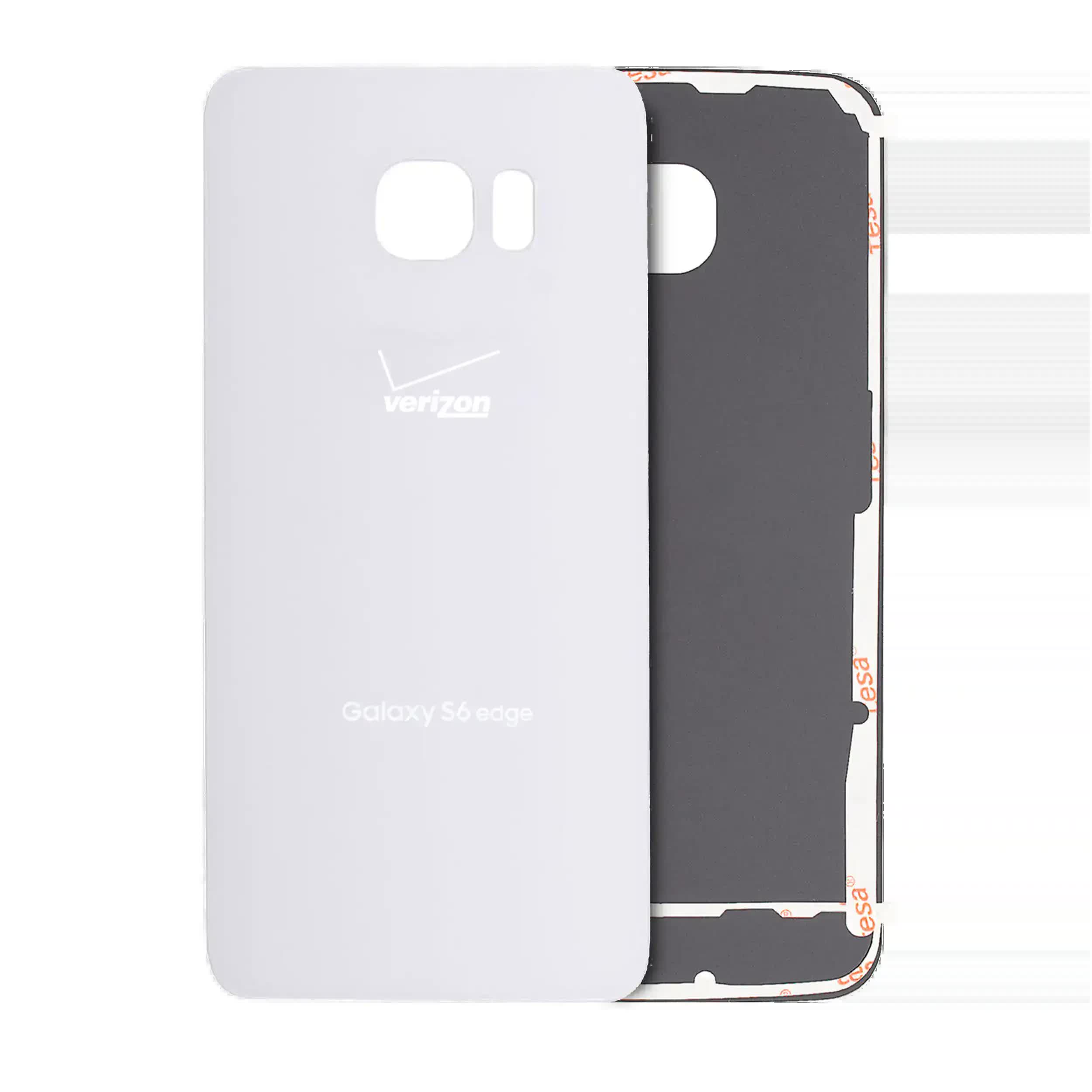 Rückdeckelglas für Samsung Galaxy S6 Edge (Service Pack) (White (Weiß))
