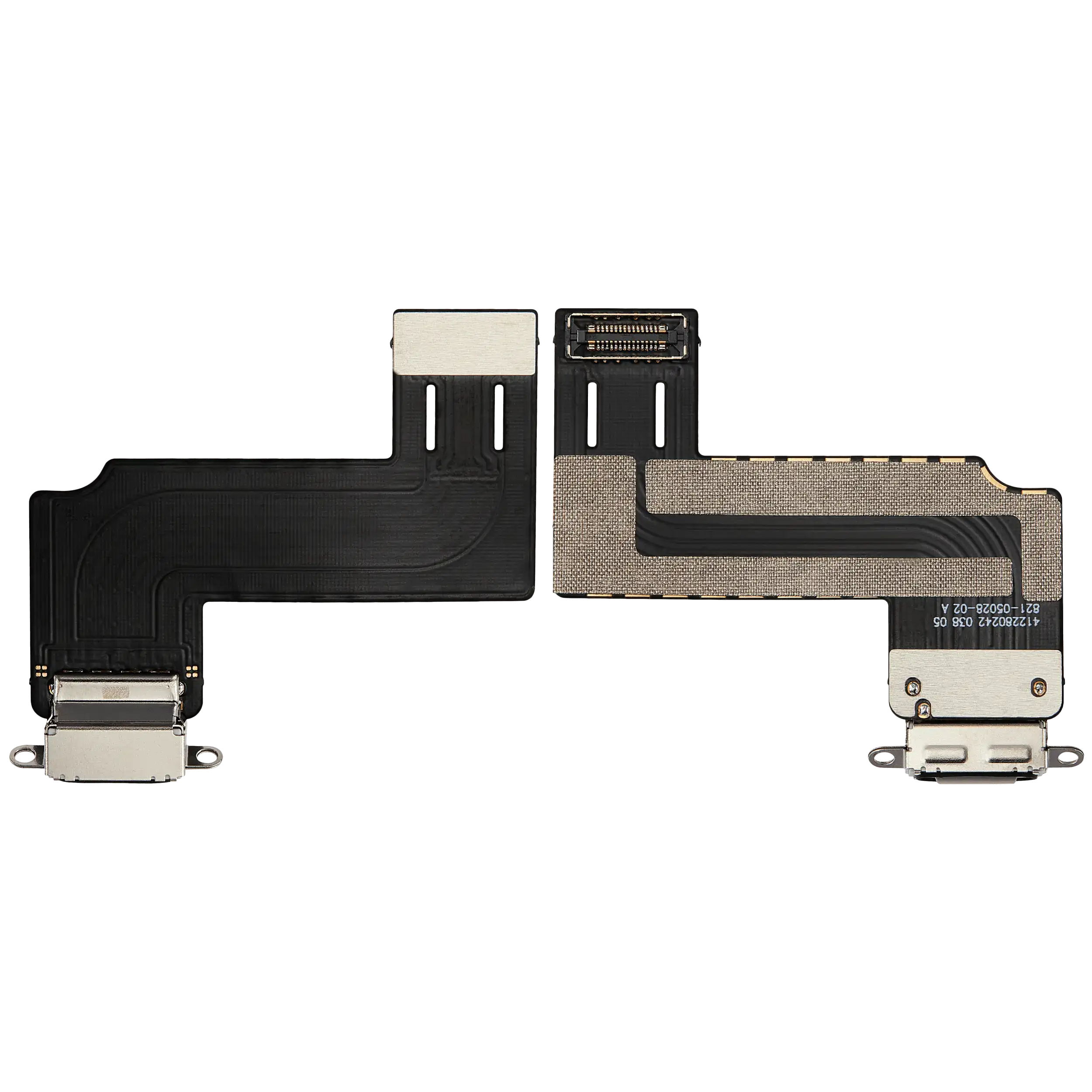 Ladebuchse Flexkabel für iPad 11 (2025) (WiFi / Cellular) (Aftermarket Plus) (Silver (Silber)) – Bild 2