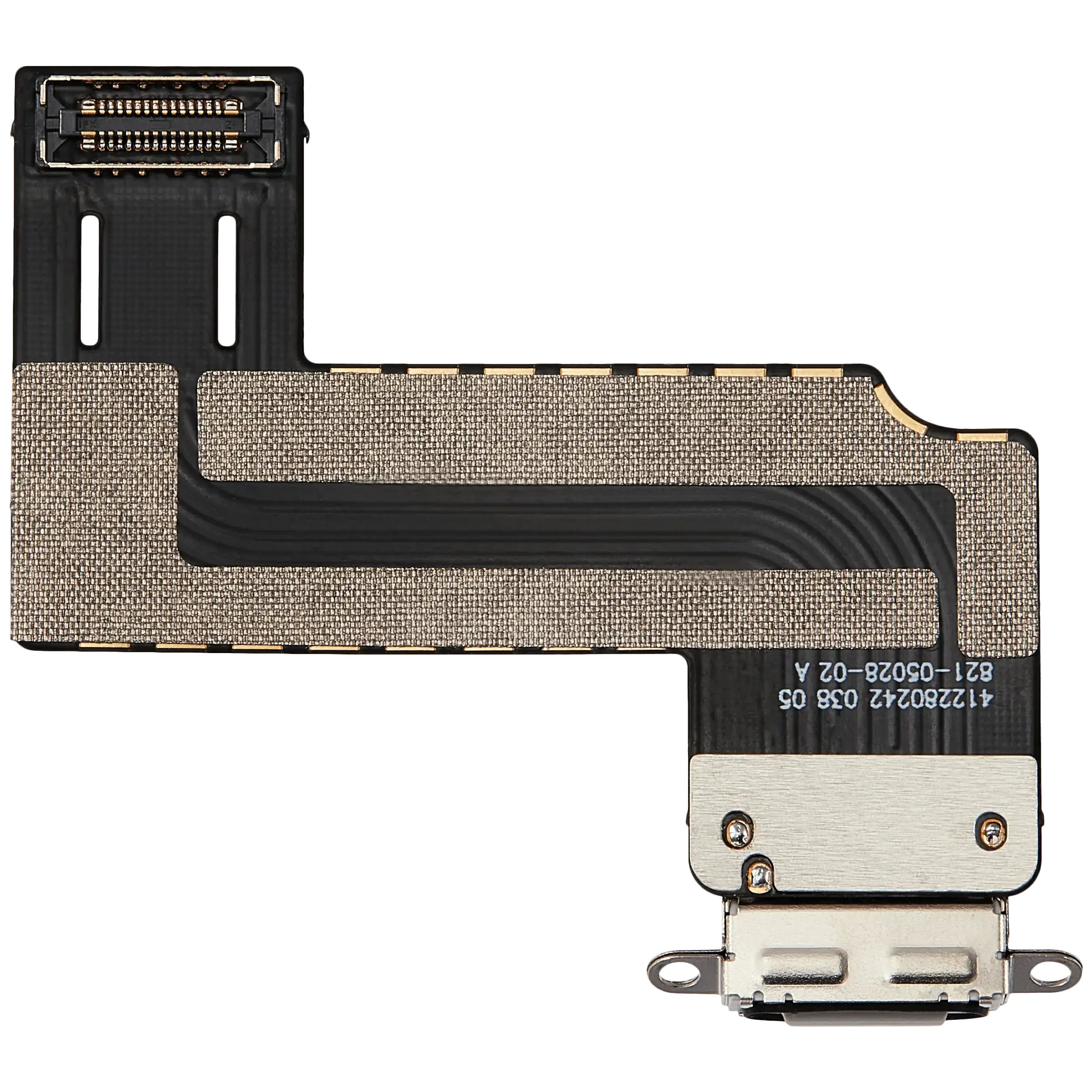 Ladebuchse Flexkabel für iPad 11 (2025) (WiFi / Cellular) (Aftermarket Plus) (Silver (Silber)) – Bild 3