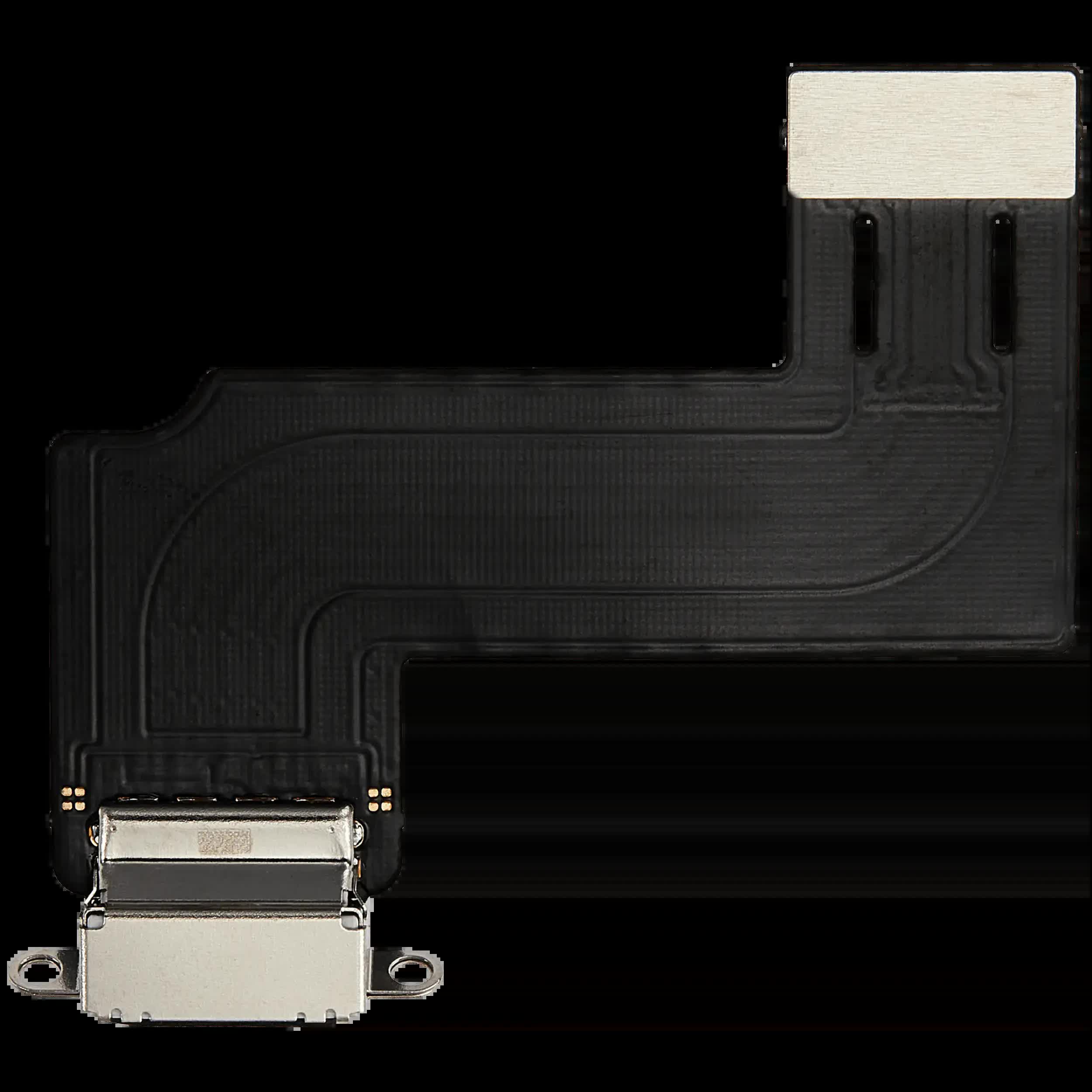Ladebuchse Flexkabel für iPad 11 (2025) (WiFi / Cellular) (Aftermarket Plus) (Silver (Silber))