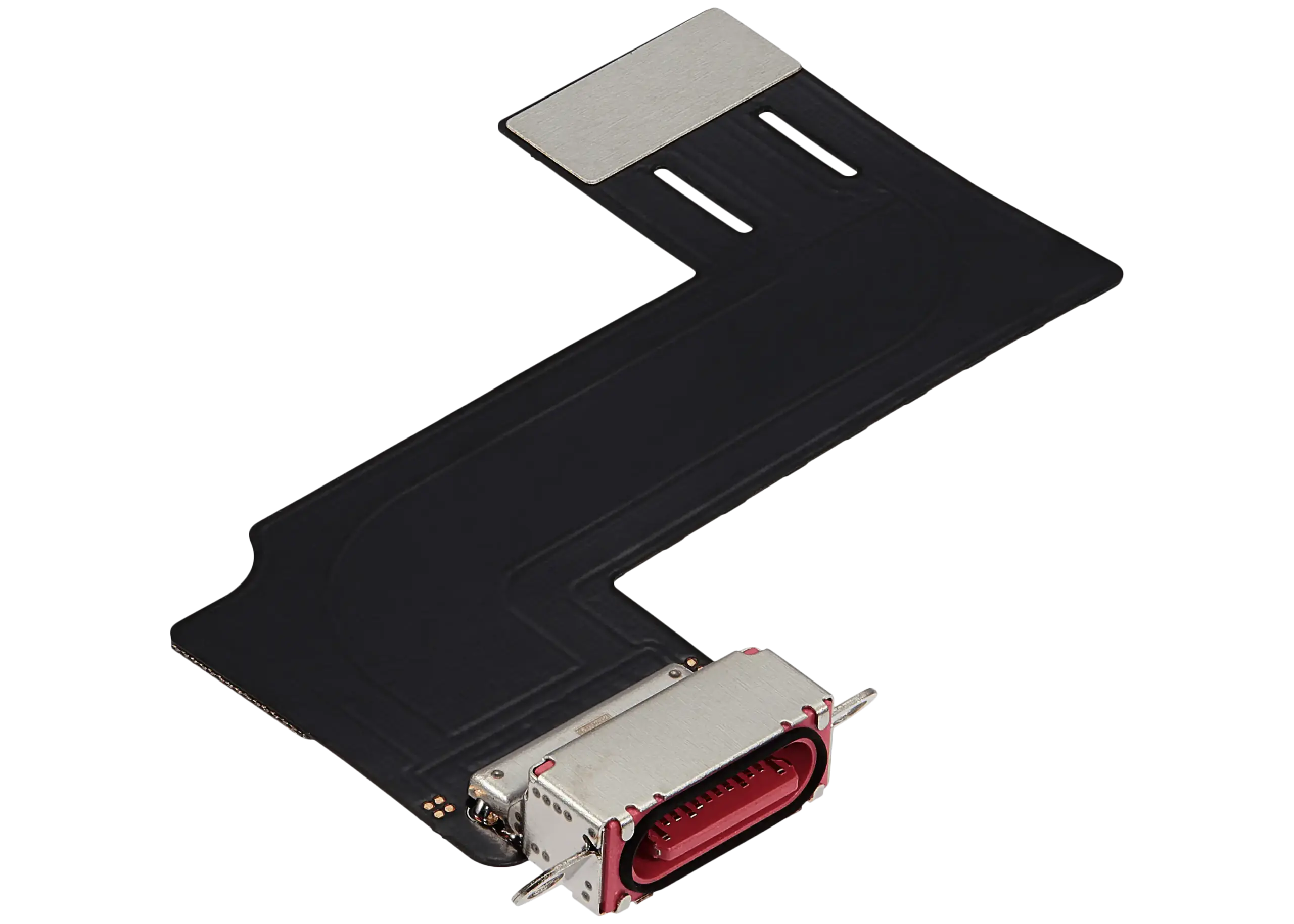 Ladebuchse Flexkabel für iPad 11 (2025) (WiFi / Cellular) (Aftermarket Plus) (Pink (Rosa)) – Bild 4