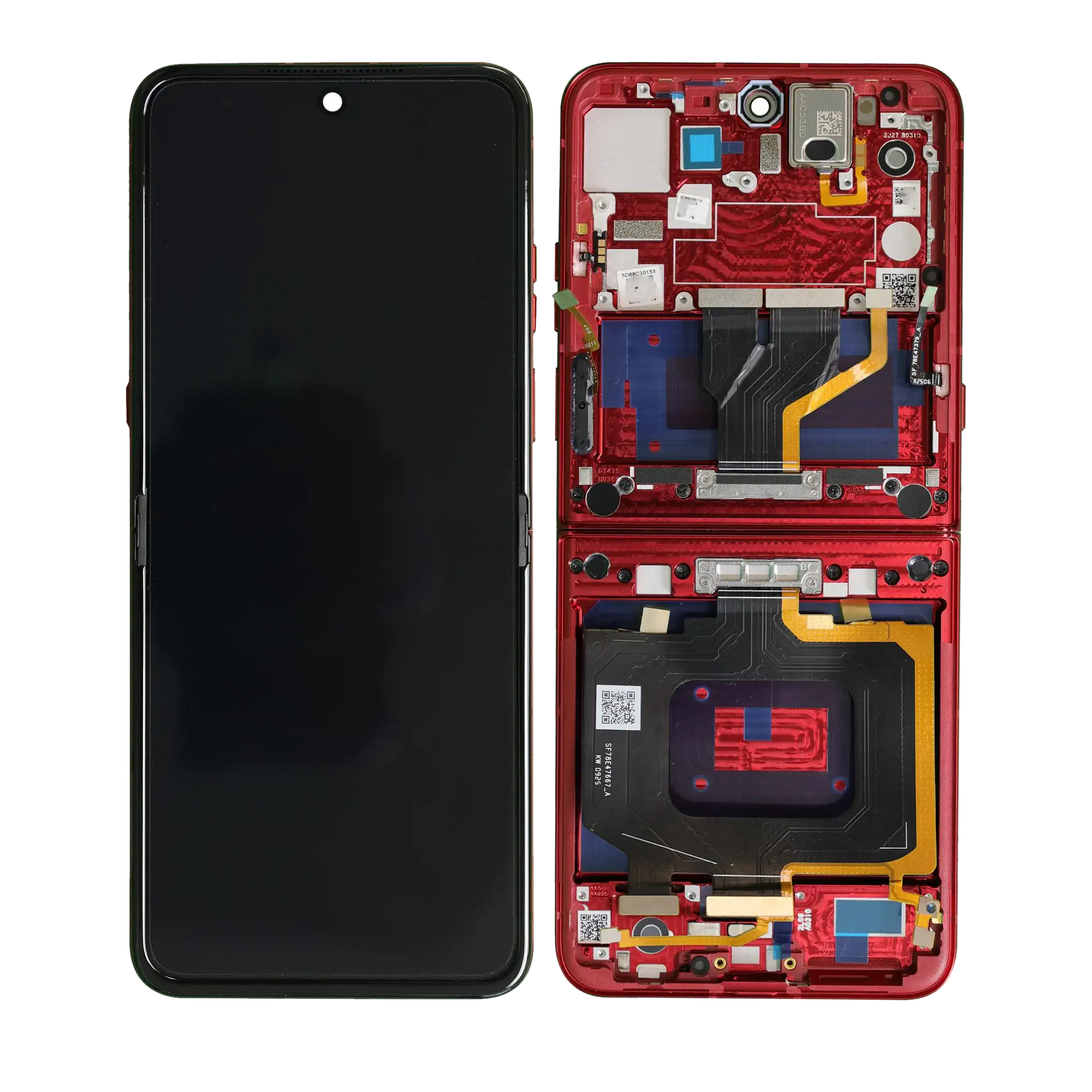 Main OLED Display für Motorola Razr Plus / Razr 60 Ultra (XT2551 / 2025) (Original) (Rio Red) – Bild 4