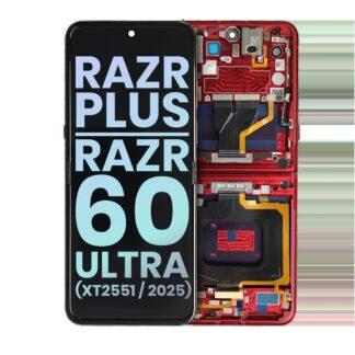 Main OLED Display für Motorola Razr Plus / Razr 60 Ultra (XT2551 / 2025) (Original) (Rio Red)