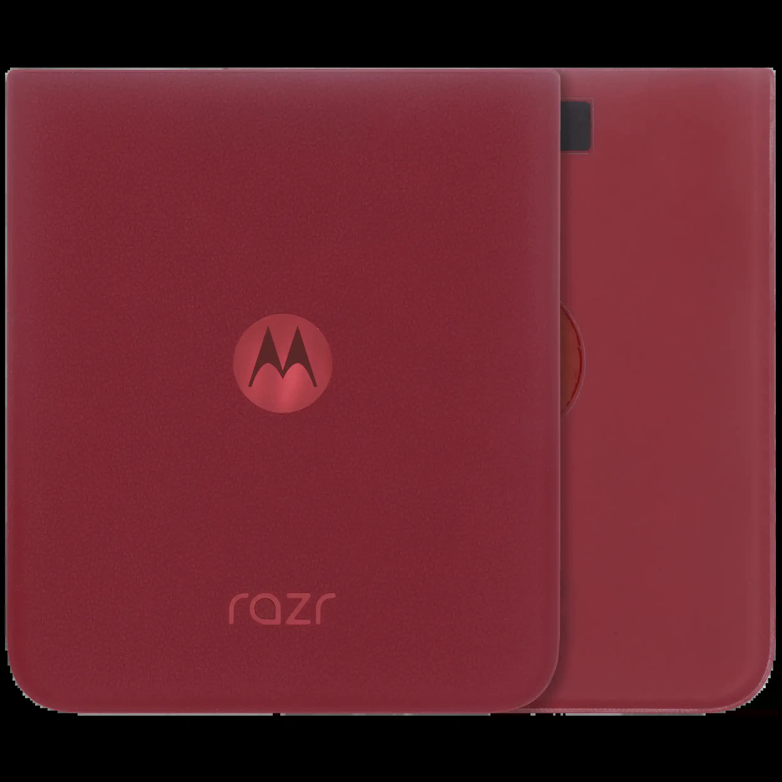 Rückdeckelglas für Motorola Razr Plus / Razr 60 Ultra (XT2551 / 2025) (Original) (Rio Red)