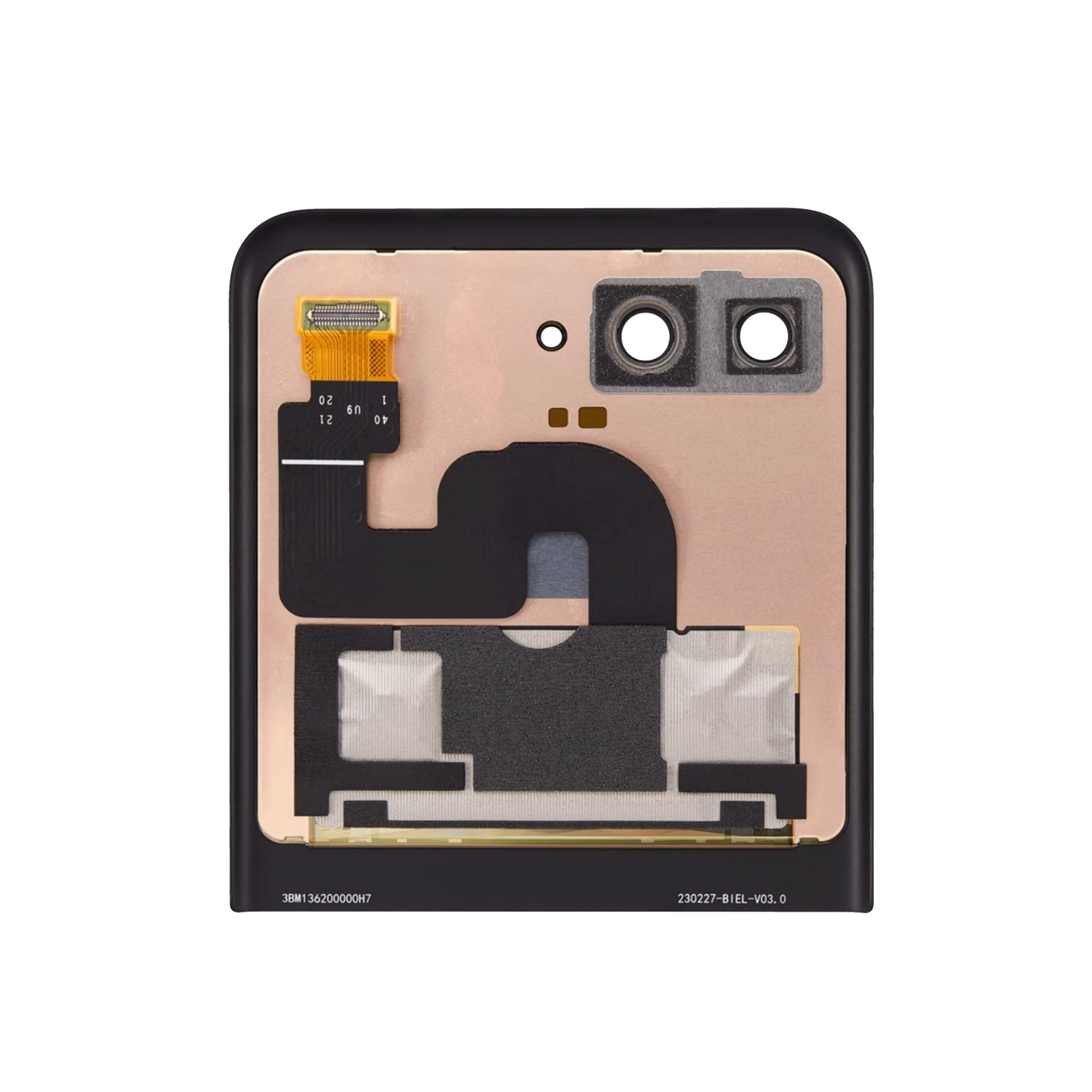 Outer OLED Display ohne Rahmen für Motorola Razr / Razr 60 (XT2553 / 2025) (Original) – Bild 4