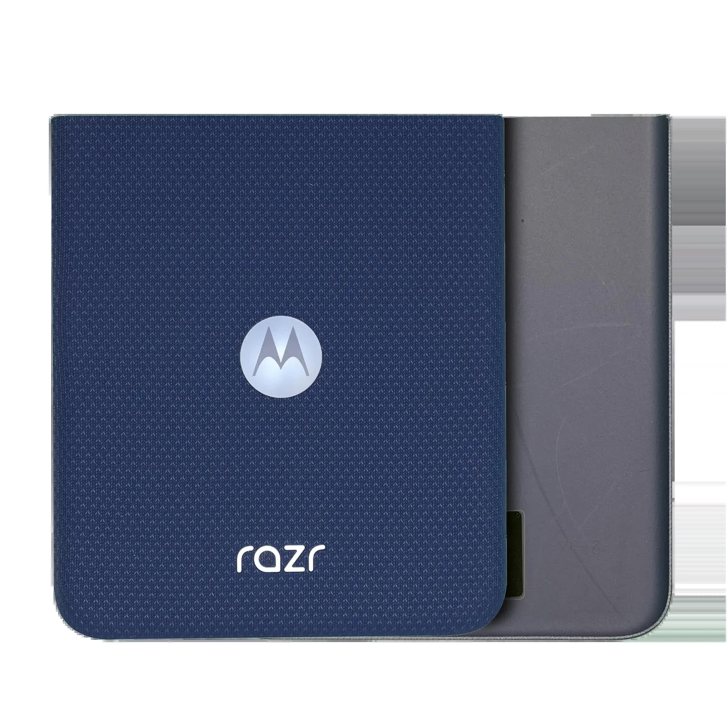 Base Rückdeckelglas für Motorola Razr / Razr 60 (XT2553 / 2025) (Original) (Gibraltar Sea)