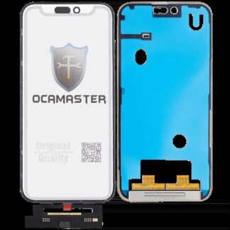 4 in 1 Short Flex (Touchscreen-Digitizer Touch mit Glas + OCA + Rahmen vormontiert) für iPhone 15 Pro Max (OCA Master)