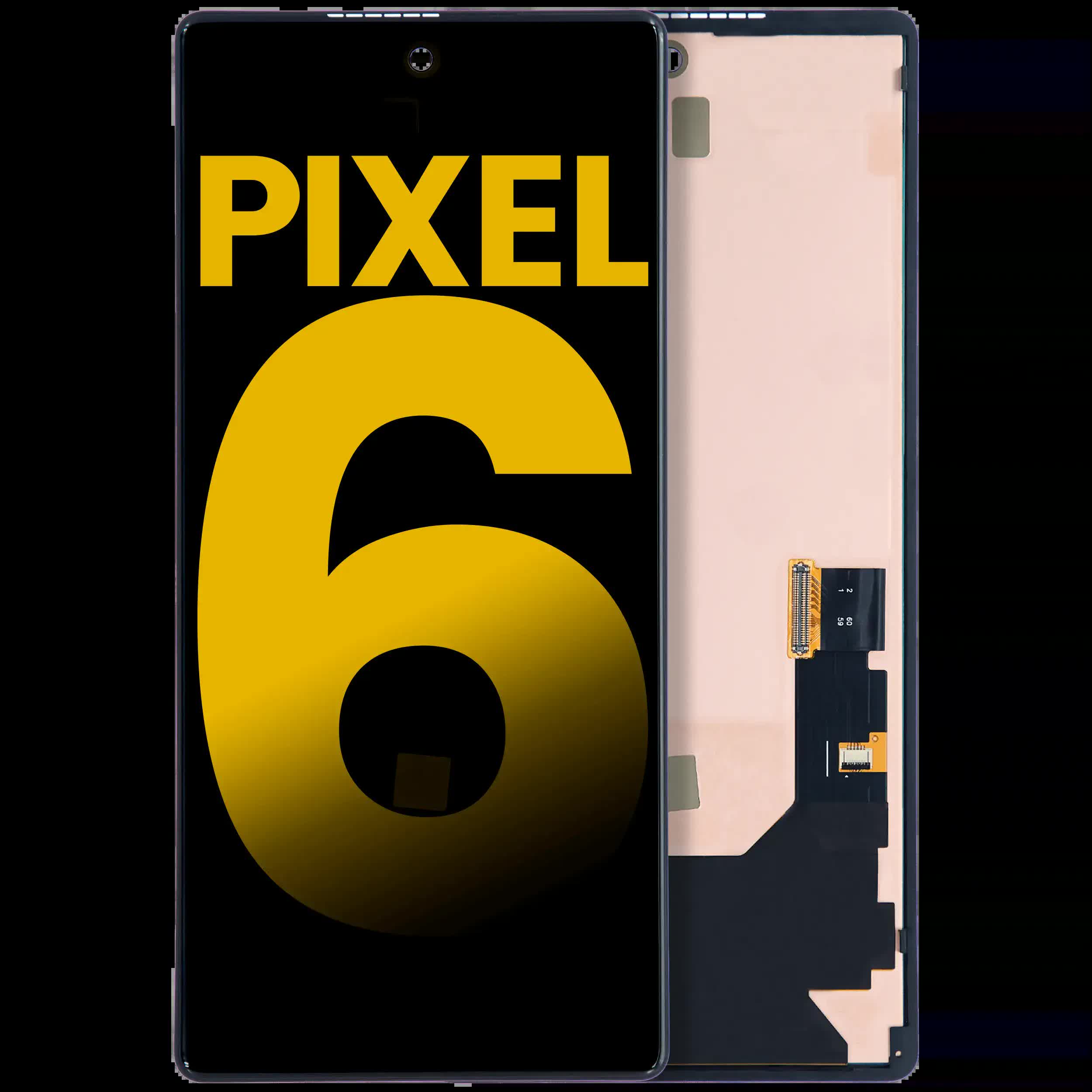 OLED Display mit Rahmen (ohne Fingerprint Sensor) für Google Pixel 6 (professionell aufgearbeitet)