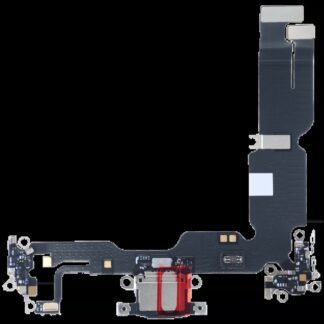 Ladebuchse Flexkabel mit Platine für iPhone 15 Plus (Original) (Black (Schwarz))