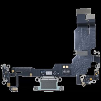 Ladebuchse Flexkabel mit Platine für iPhone 15 (Original) (Green (Grün))