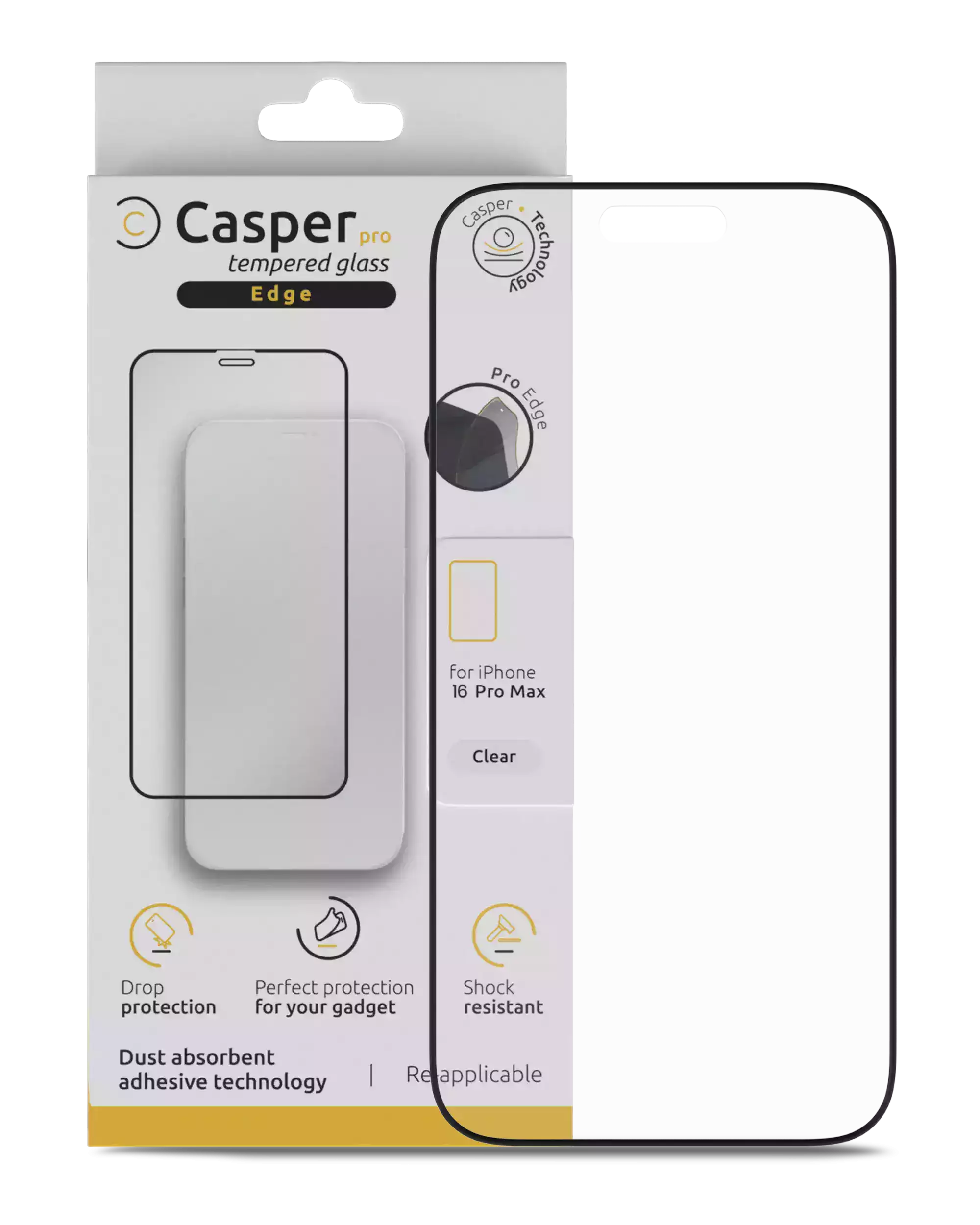 Casper Kameraglas Protector für iPhone 17 Pro / 17 Pro Max (Silver (Silber)) (Clear (Transparent)) – Bild 5