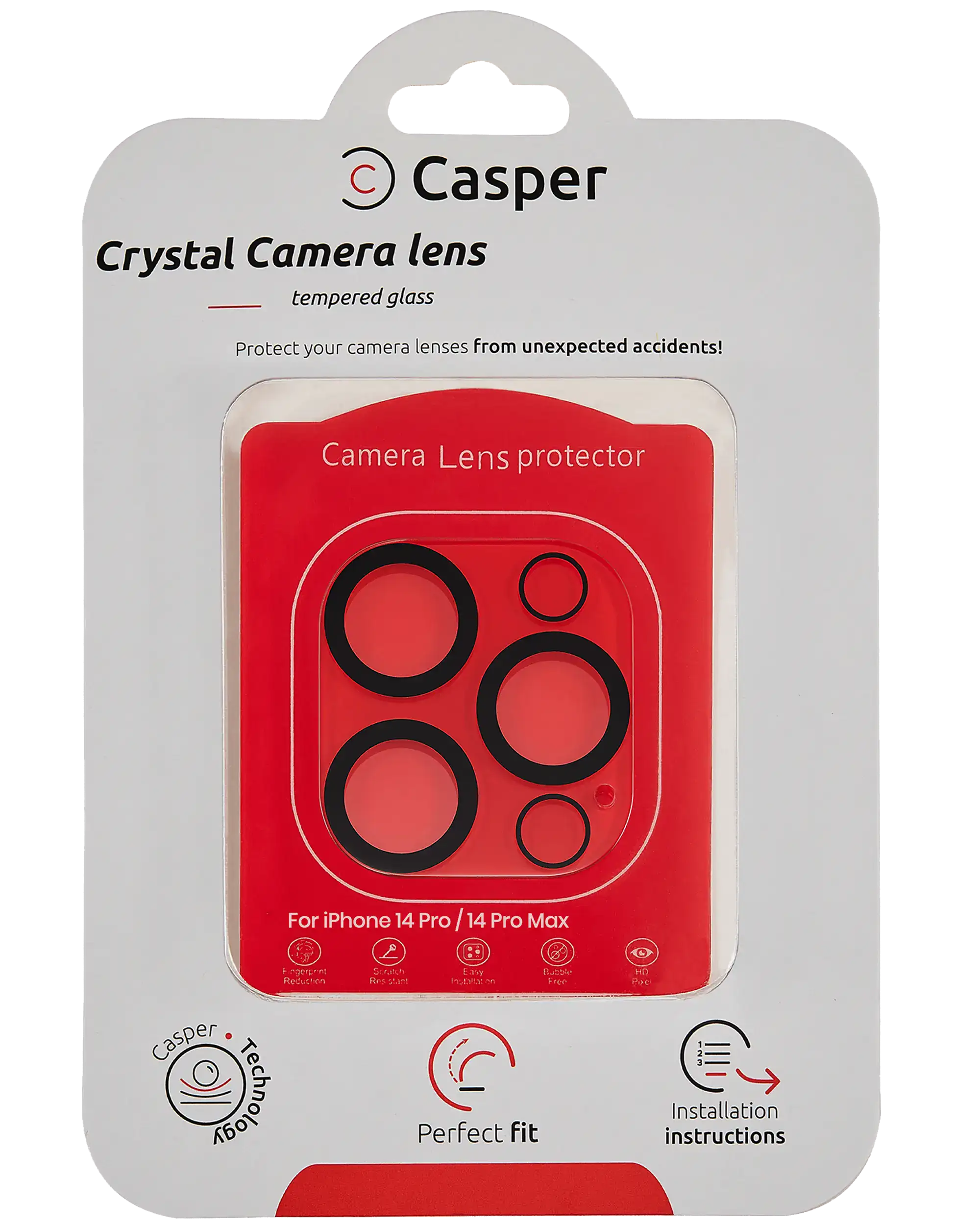 Casper Kameraglas Protector für iPhone 17 (Silver (Silber)) (Clear (Transparent)) – Bild 2