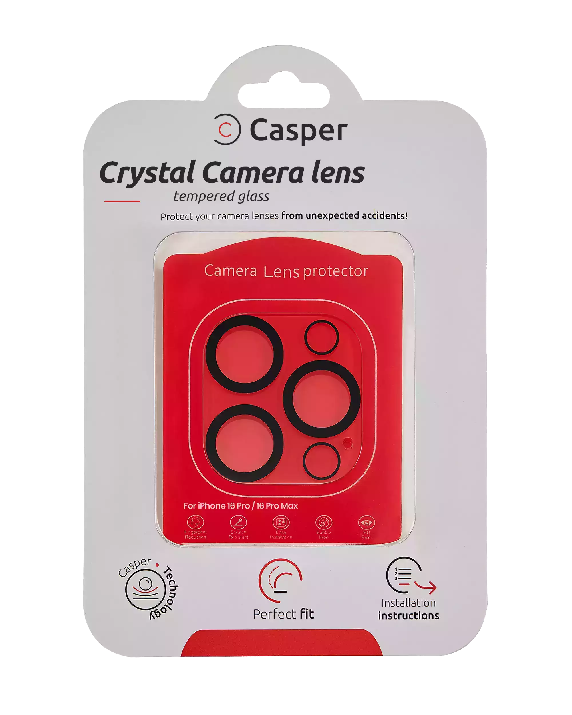 Casper Kameraglas Protector für iPhone 17 (Silver (Silber)) (Clear (Transparent)) – Bild 4