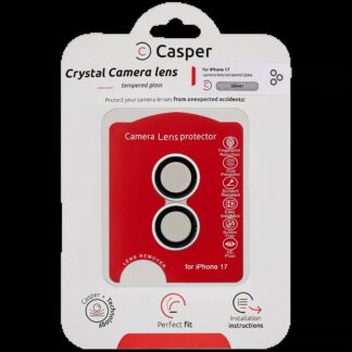 Casper Kameraglas Protector für iPhone 17 (Silver (Silber)) (Clear (Transparent))