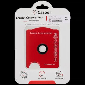 Casper Kameraglas Protector für iPhone Air (Black (Schwarz)) (Clear (Transparent))