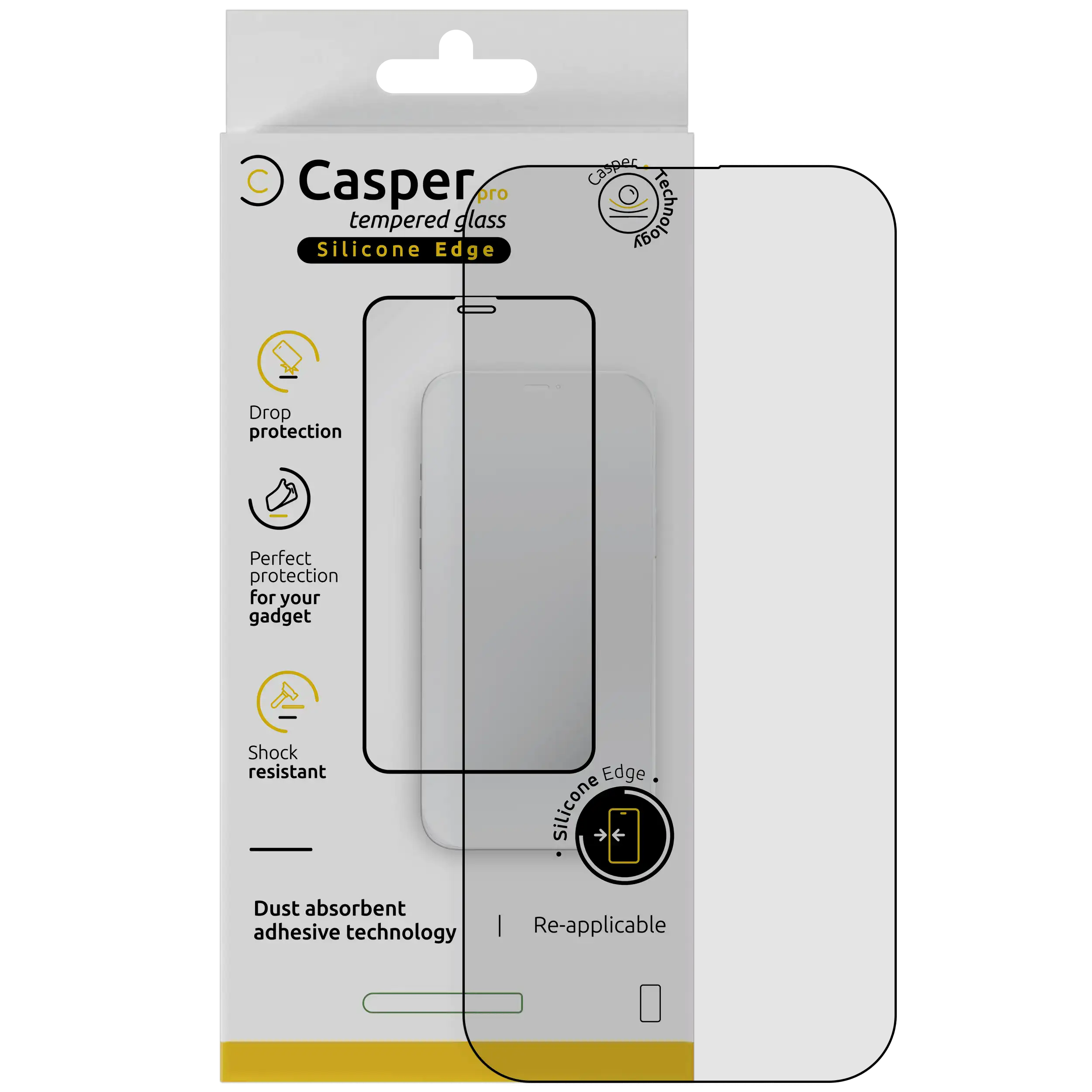 Casper Kameraglas Protector für iPhone Air (Gold) (Clear (Transparent)) – Bild 5