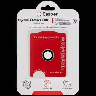 Casper Kameraglas Protector für iPhone Air (Gold) (Clear (Transparent))