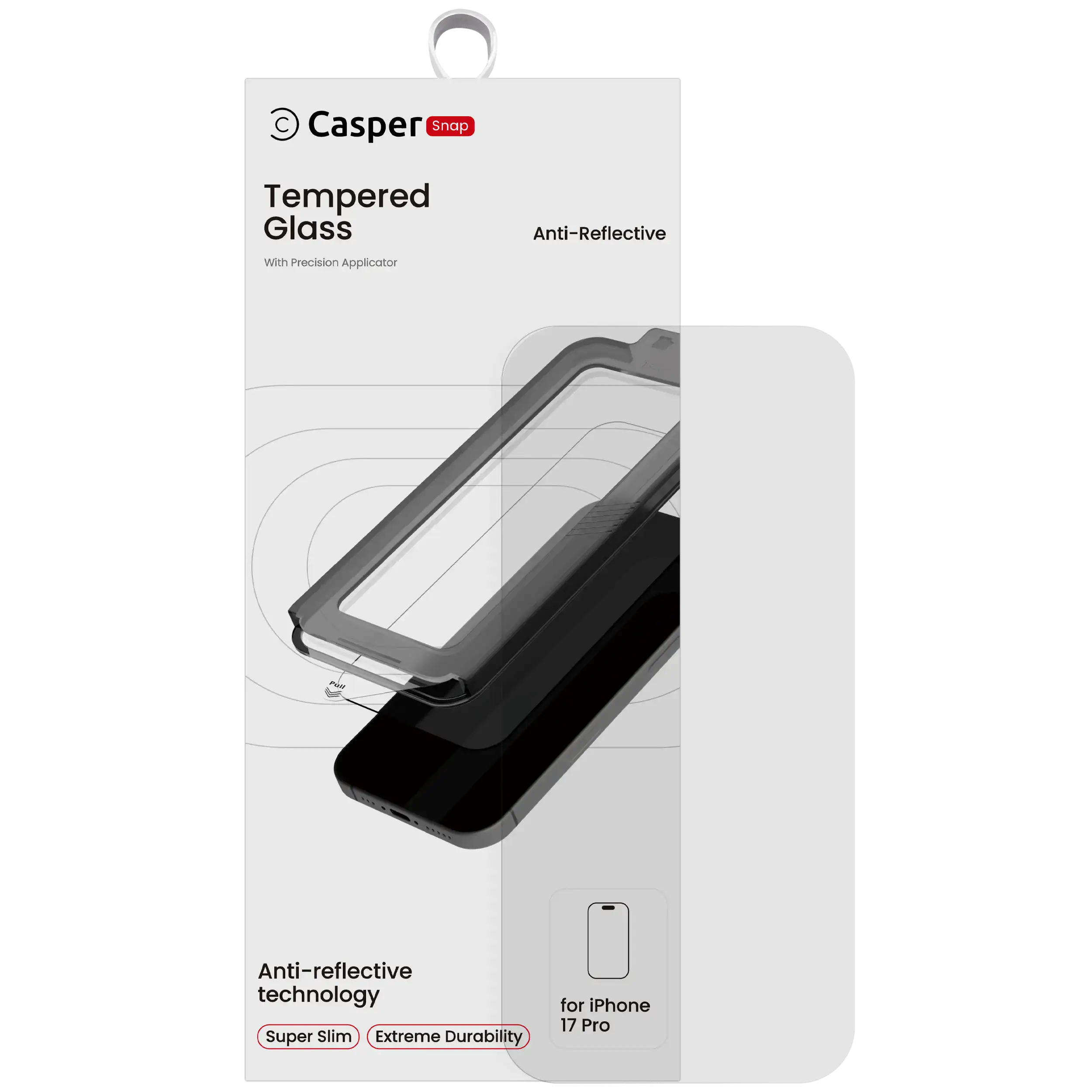 Casper Kameraglas Protector für iPhone 17 Pro (Crystal Full Abdeckung) – Bild 5