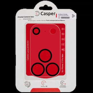 Casper Kameraglas Protector für iPhone 17 Pro Max (Crystal Full Abdeckung)