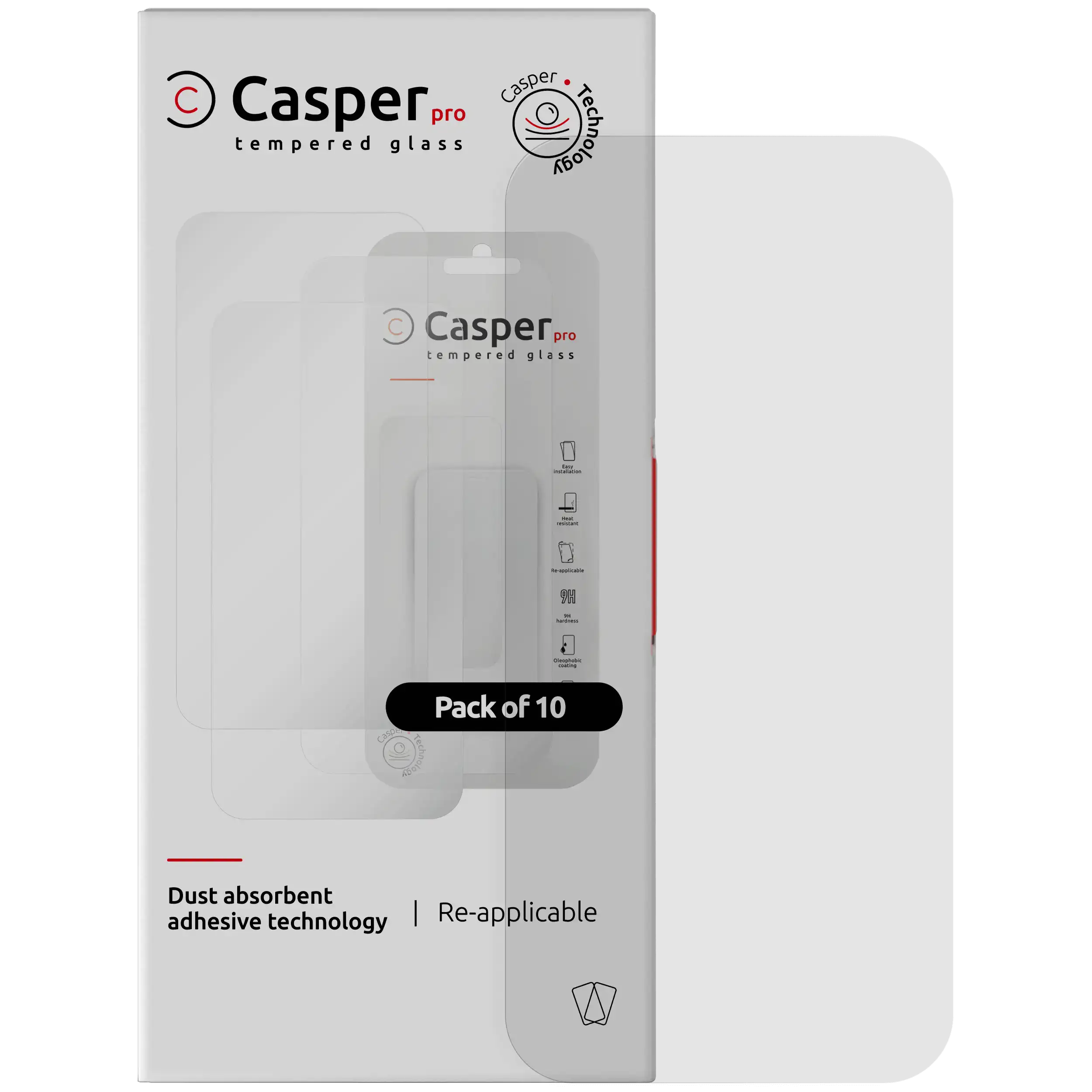 Casper Kameraglas Protector für iPhone Air (Crystal Full Abdeckung) – Bild 4