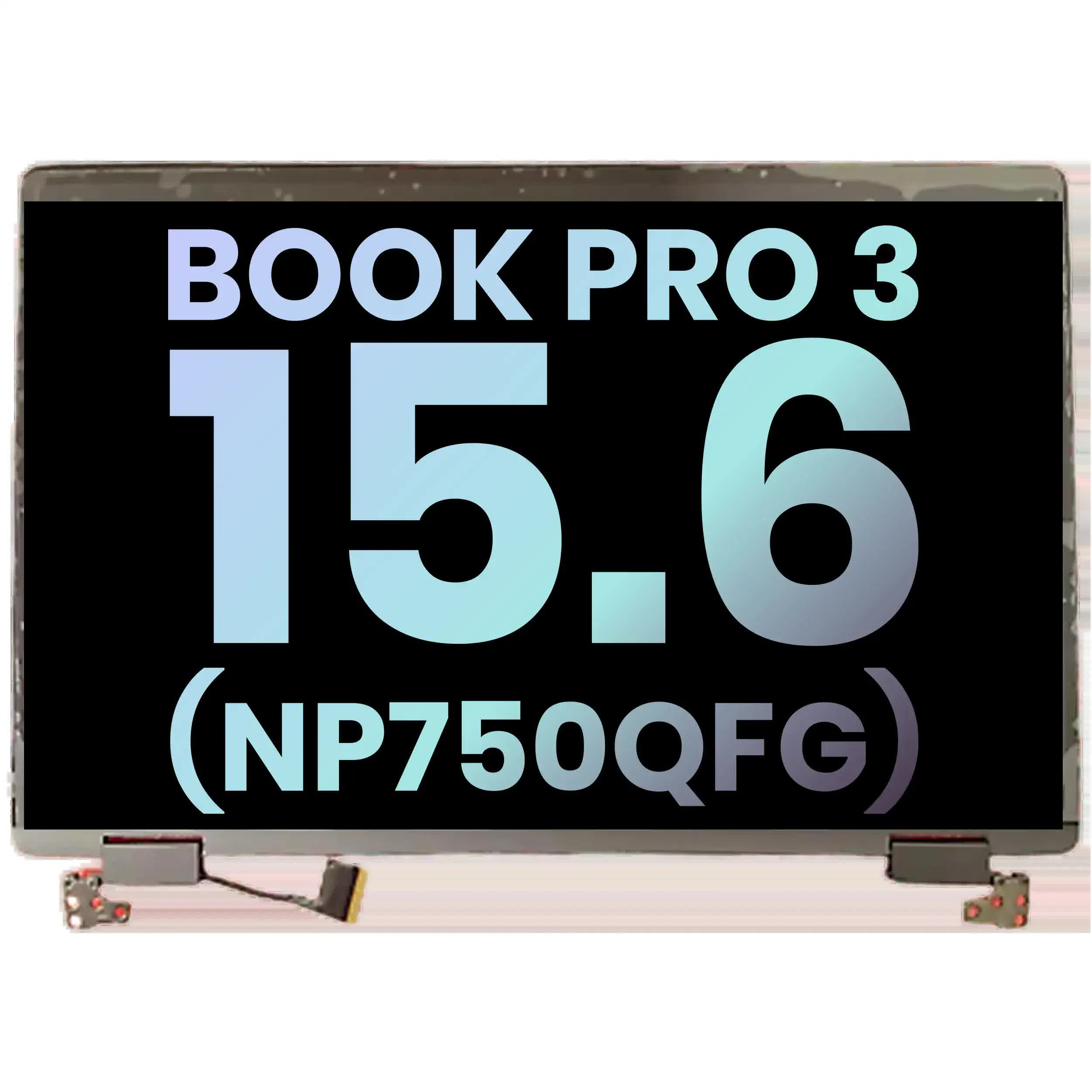 komplette LCD-Displayeinheit für Samsung Galaxy Book 3 Pro 15.6" (NP750QFG Series) (Service Pack) (Black (Schwarz))