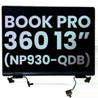 komplette LCD-Displayeinheit für Galaxy Book Pro 360 13.3" (NP930QDB Series) (Service Pack) (Mystic Silver)