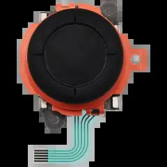 3D Analog Joystick Cap Thumbstick für Nintendo Switch 2 Joy Con Controller (Orange)