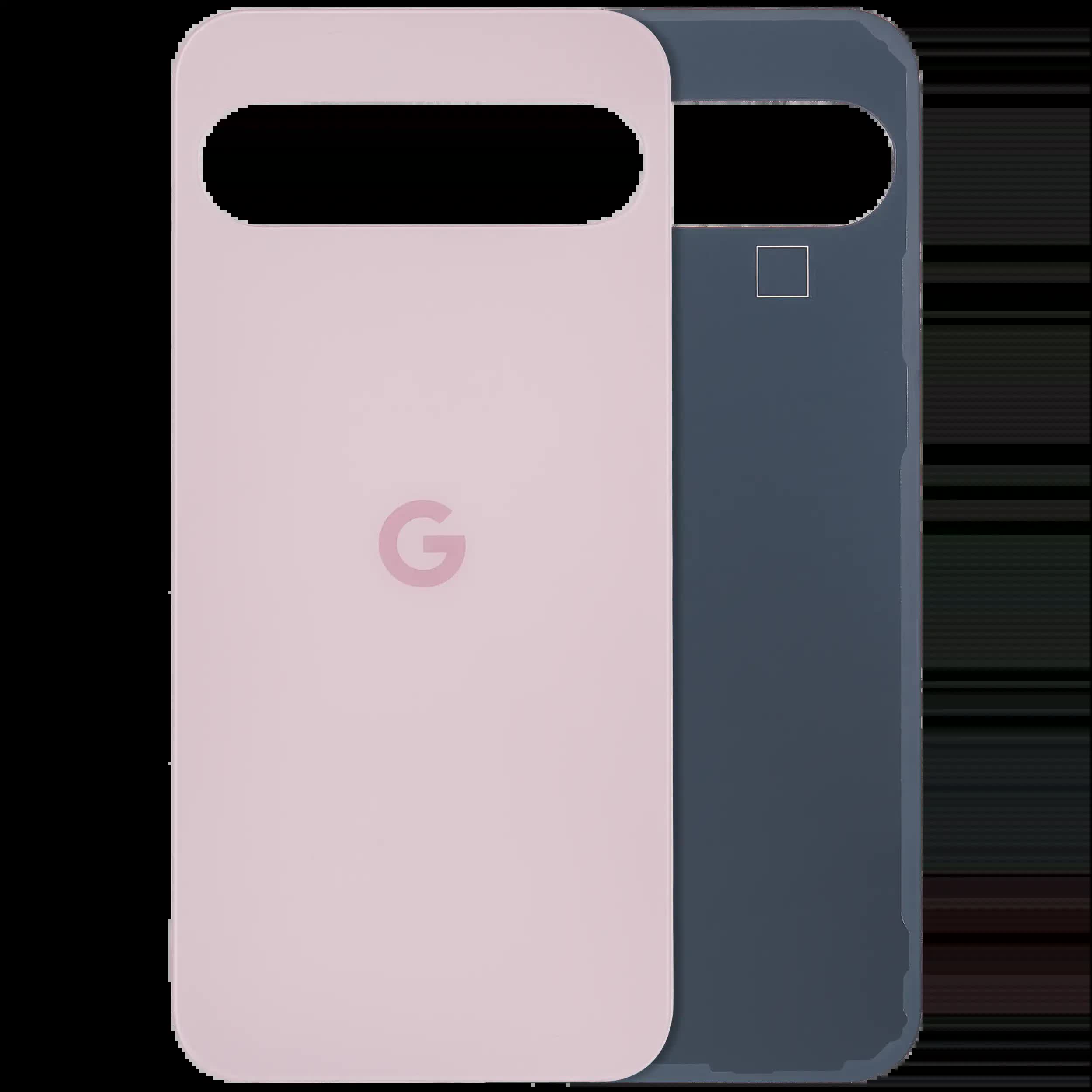 Rückdeckelglas für Google Pixel 9 Pro XL (ausgebautes Originalteil: Grade A) (Rose Quartz)