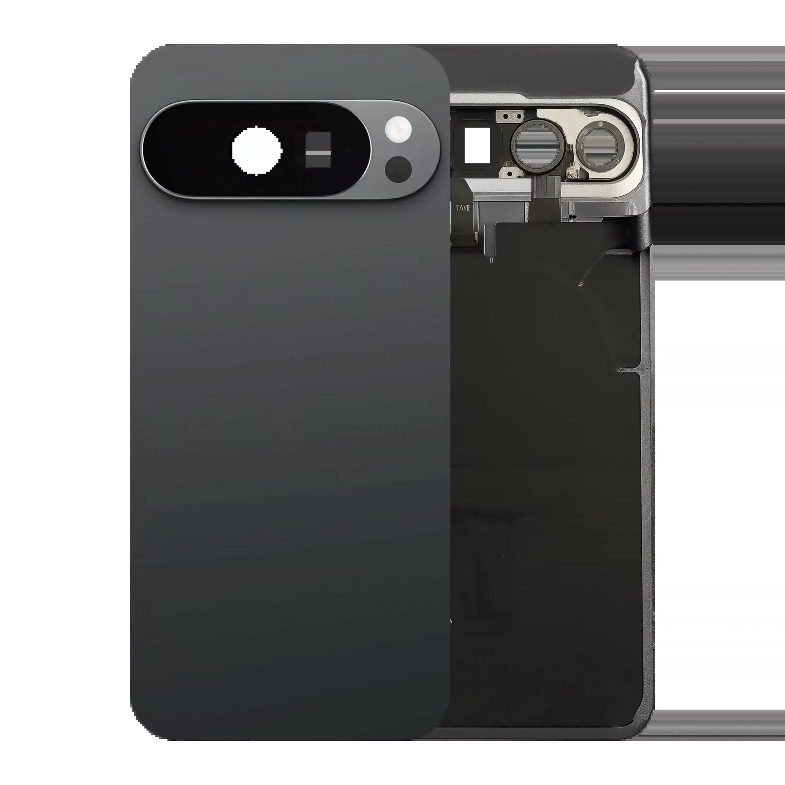 Rückdeckelglas für Google Pixel 10 Pro (Original) (Gray (Grau))