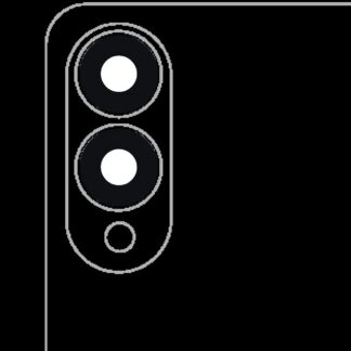 Rückkamera-Glas (nur Glas) mit Klebefolie für Samsung Galaxy S25 Edge (S937) (2-teiliges Set)