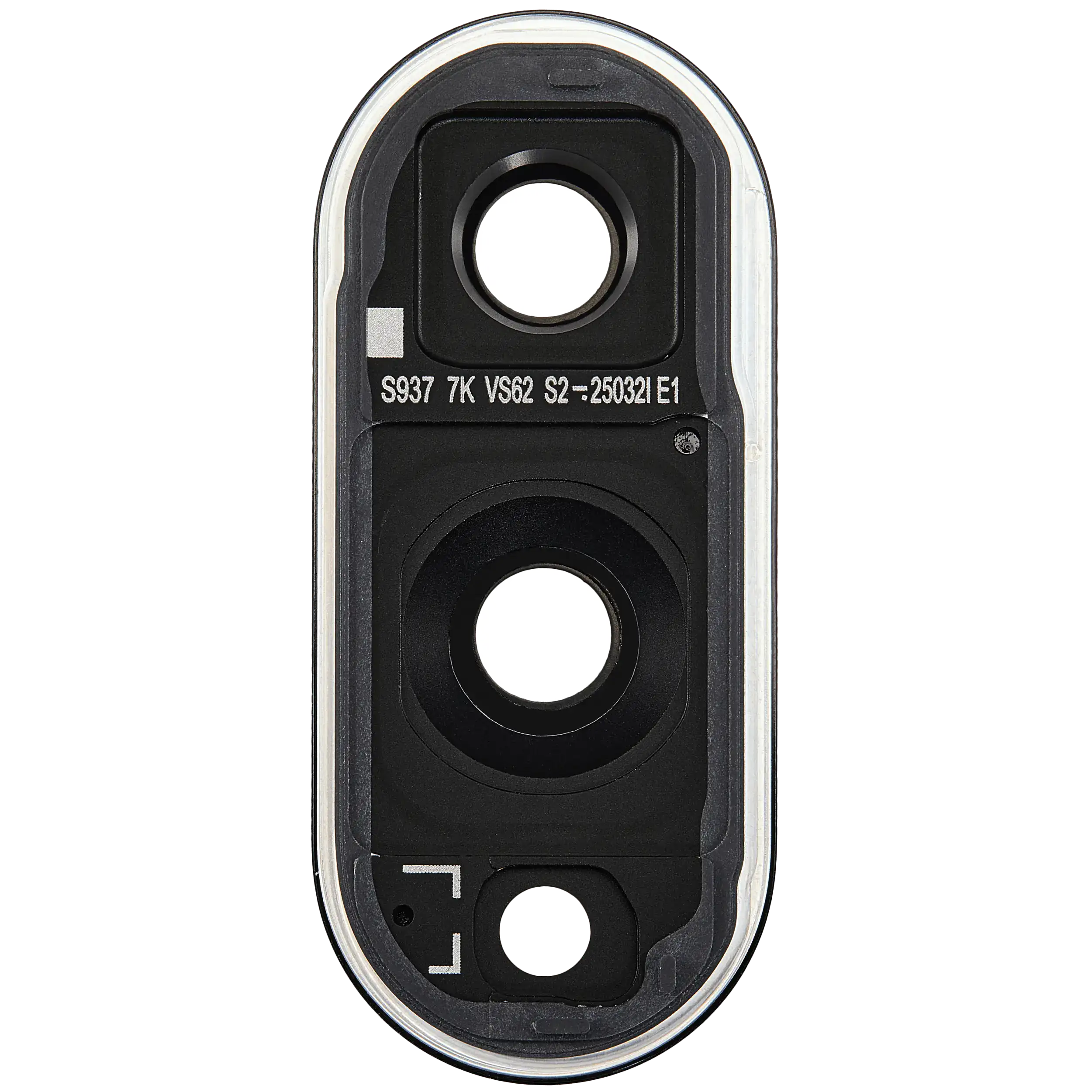 Rückkamera-Glas mit Abdeckung Blendenring für Samsung Galaxy S25 Edge (S937) (Titanium Jetblack) – Bild 4