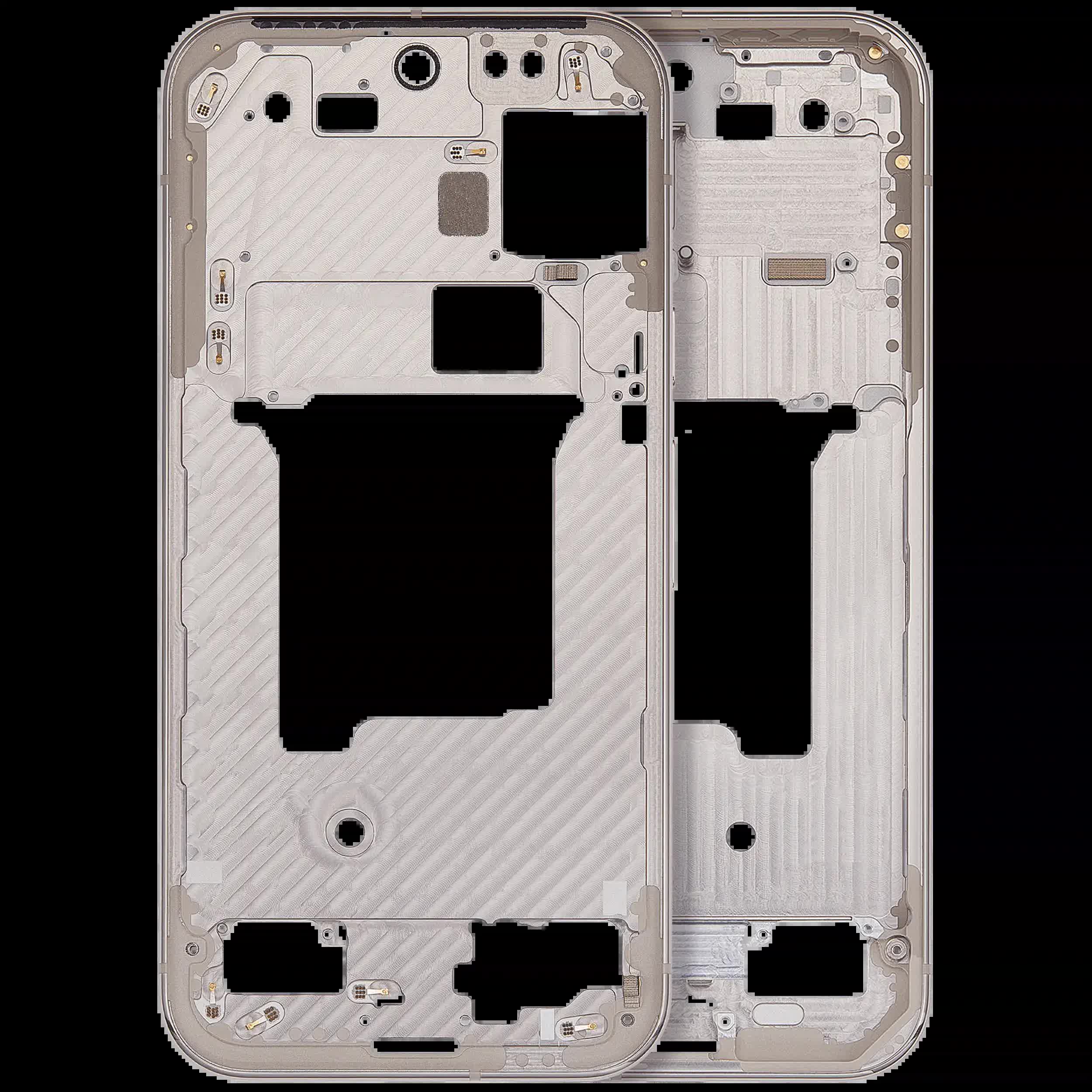 Mittelrahmen für Google Pixel 9 Pro (US-Version) (Porcelain)