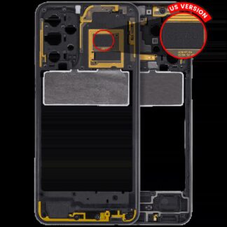 Mittelrahmen für Samsung Galaxy A23 5G (A236U / 2022) (US-Version) (Black (Schwarz))