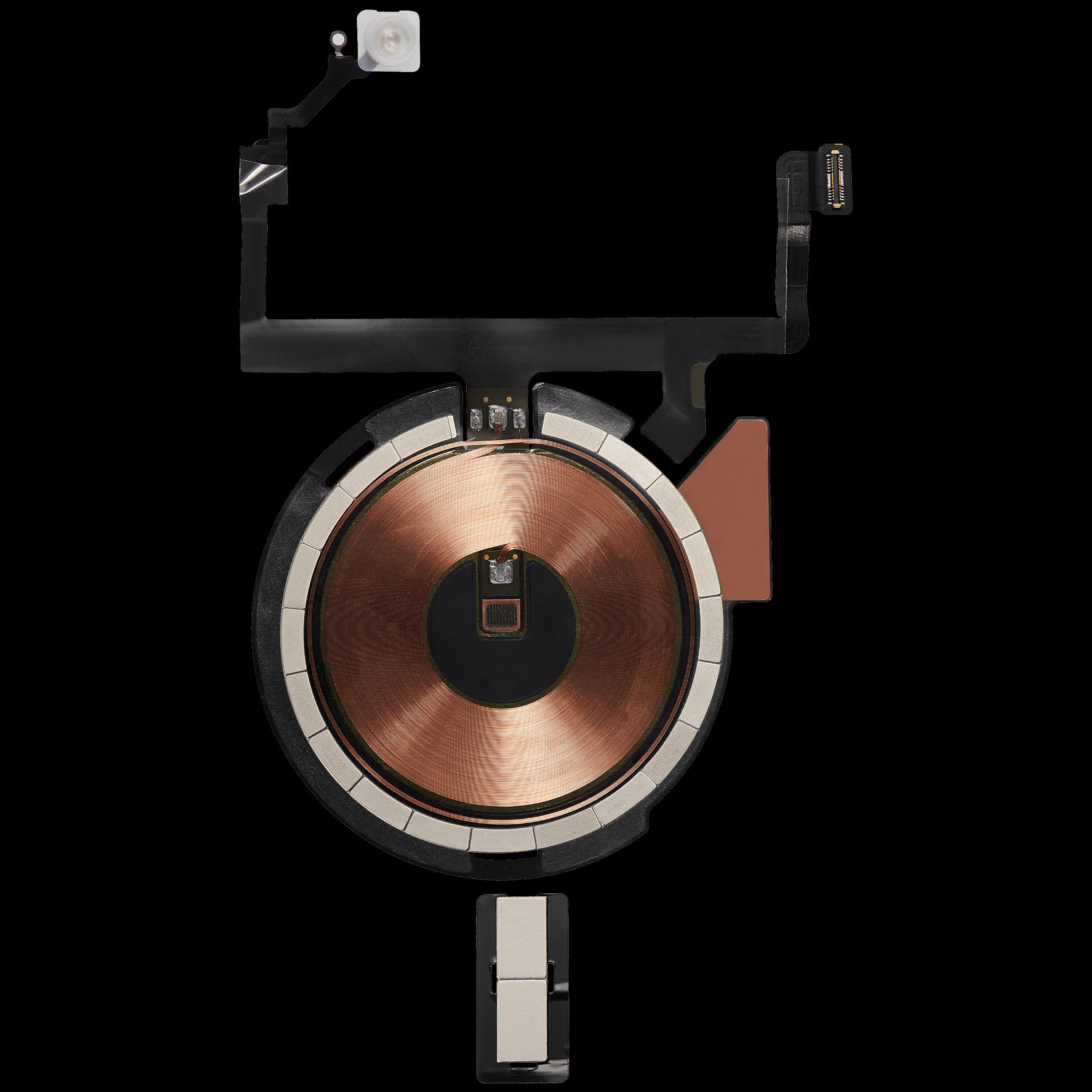 kabelloses NFC-Laden Flex mit Power & Volume Flex vormontiert für iPhone 14 Plus(ausgebautes Originalteil)
