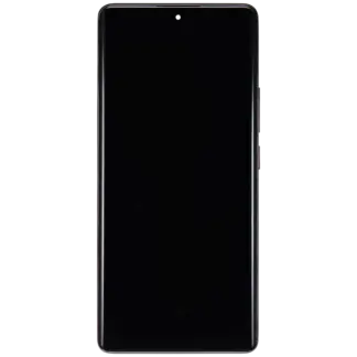 OLED Display mit Rahmen für Xiaomi Redmi Note 14 Pro 4G (professionell aufgearbeitet) (Midnight Black (Schwarz))