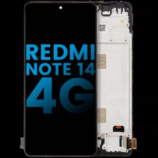 LCD Display mit Rahmen für Xiaomi Redmi Note 14 4G (International Version) (Aftermarket: Incell)